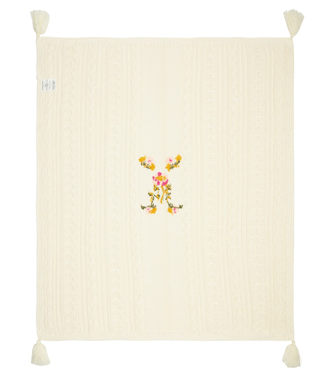 Baby Louna cable-knit cotton blanket | Louise Misha