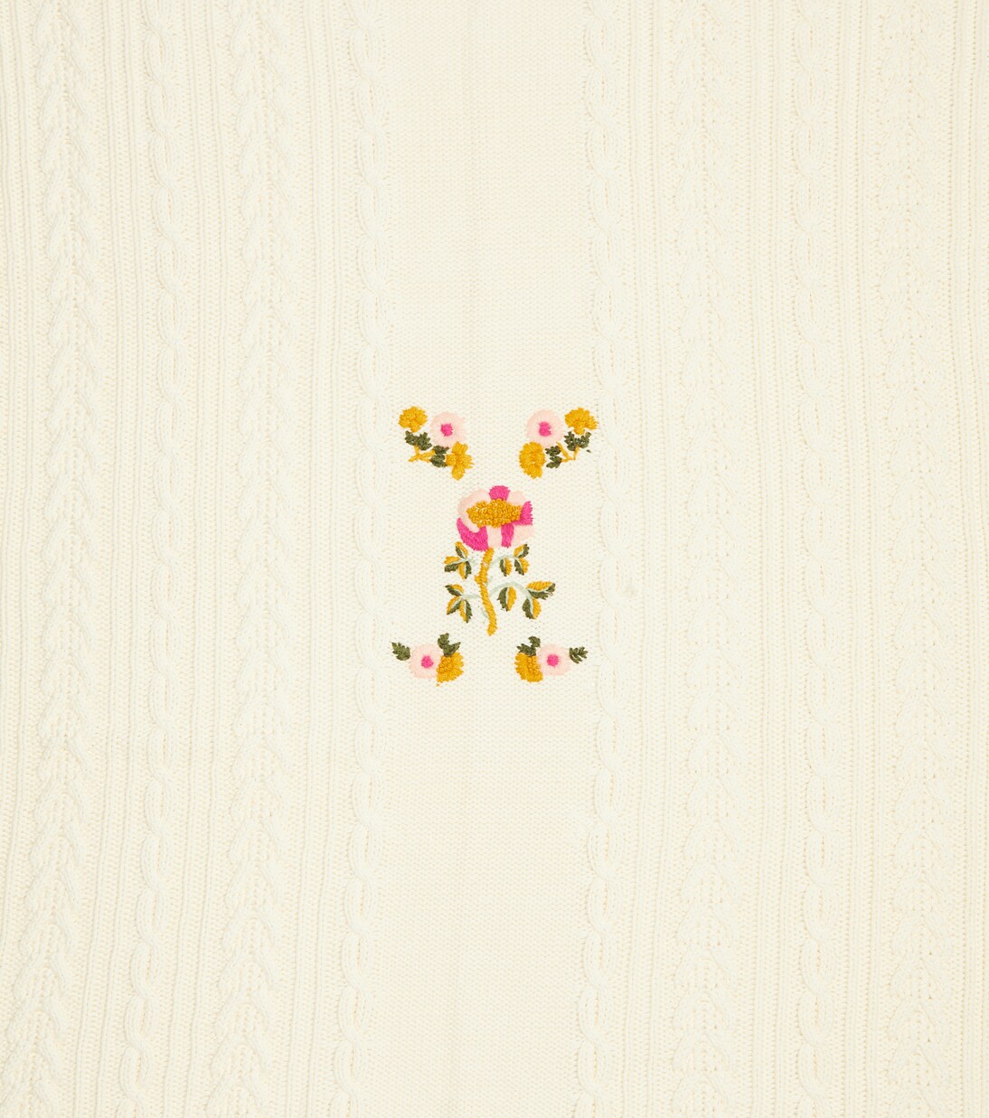 Baby Louna cable-knit cotton blanket | Louise Misha