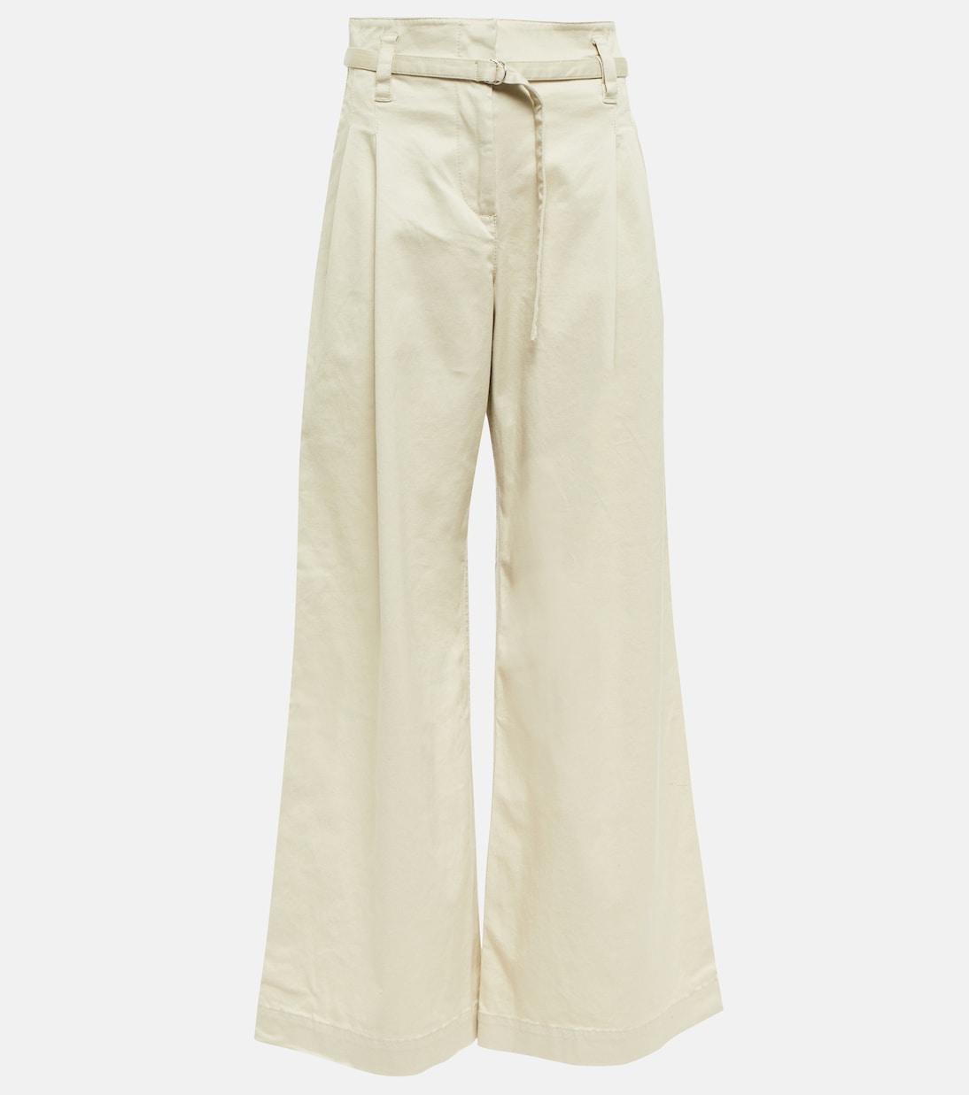 High-Rise-Hose aus Twill | Proenza Schouler