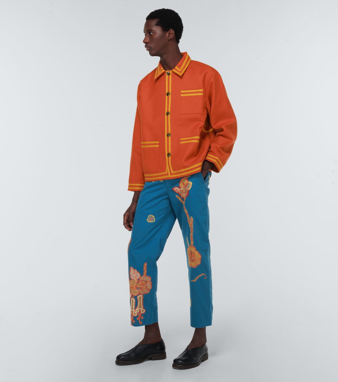 Society Club wool blouson jacket | Bode