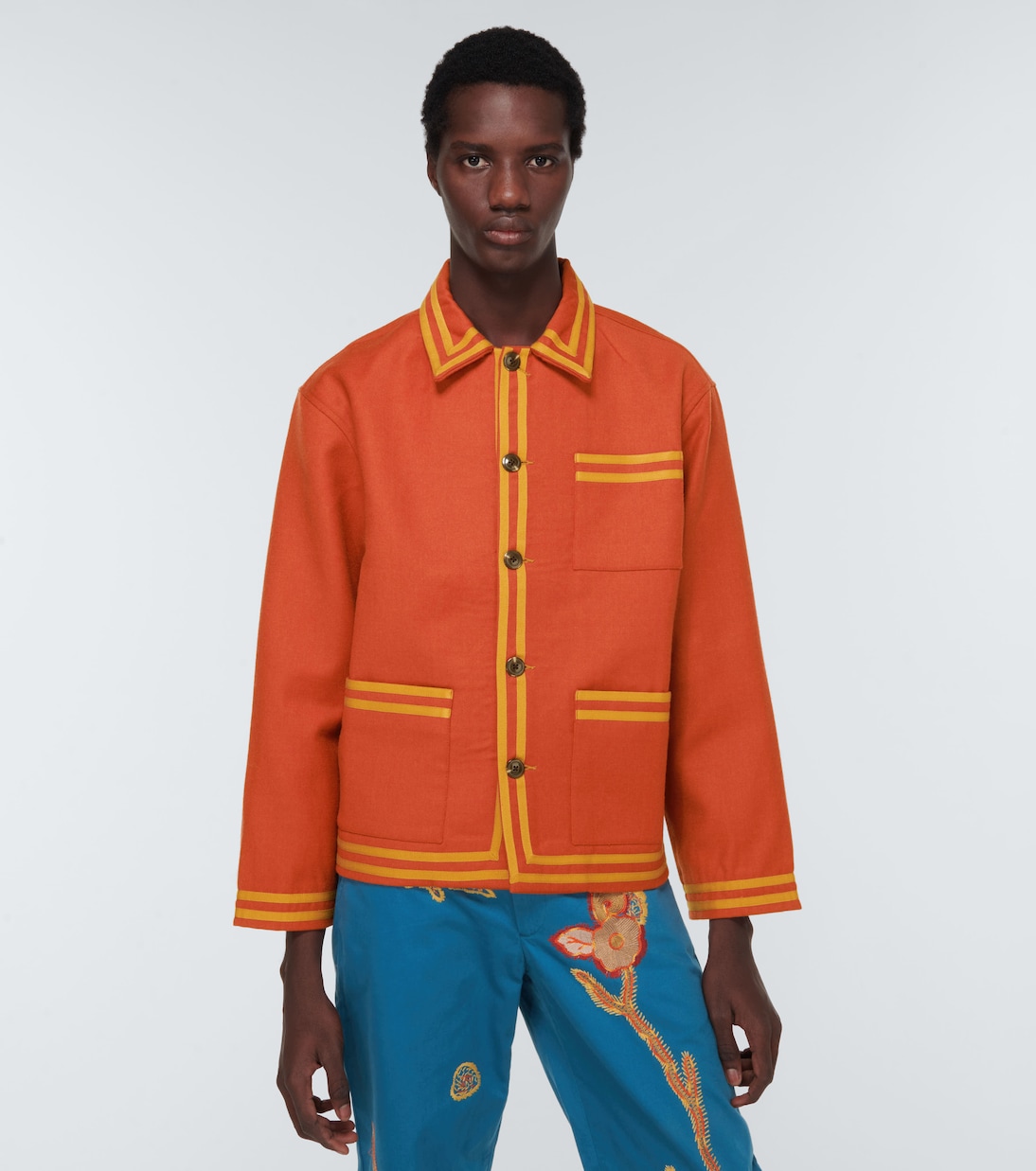 Society Club wool blouson jacket | Bode
