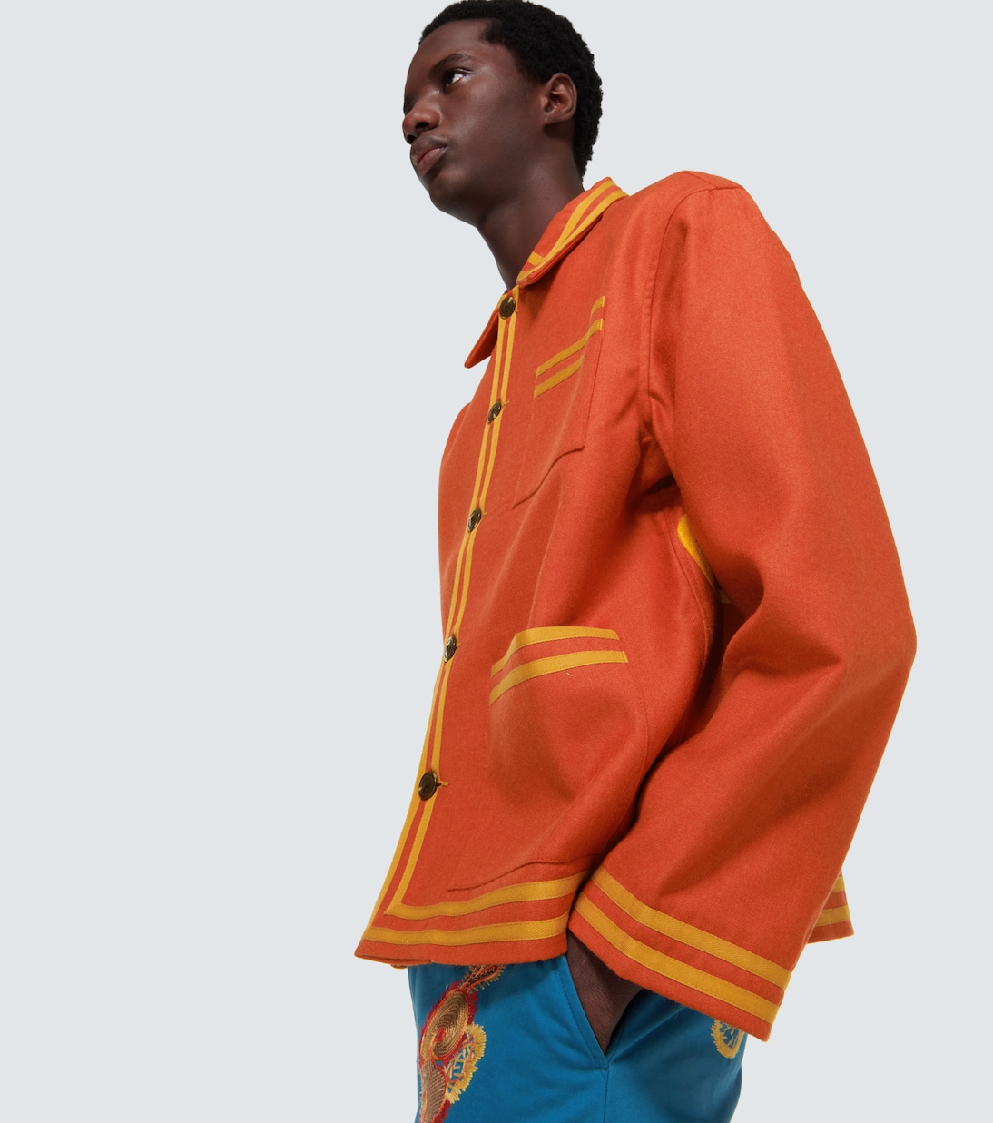 Society Club wool blouson jacket | Bode