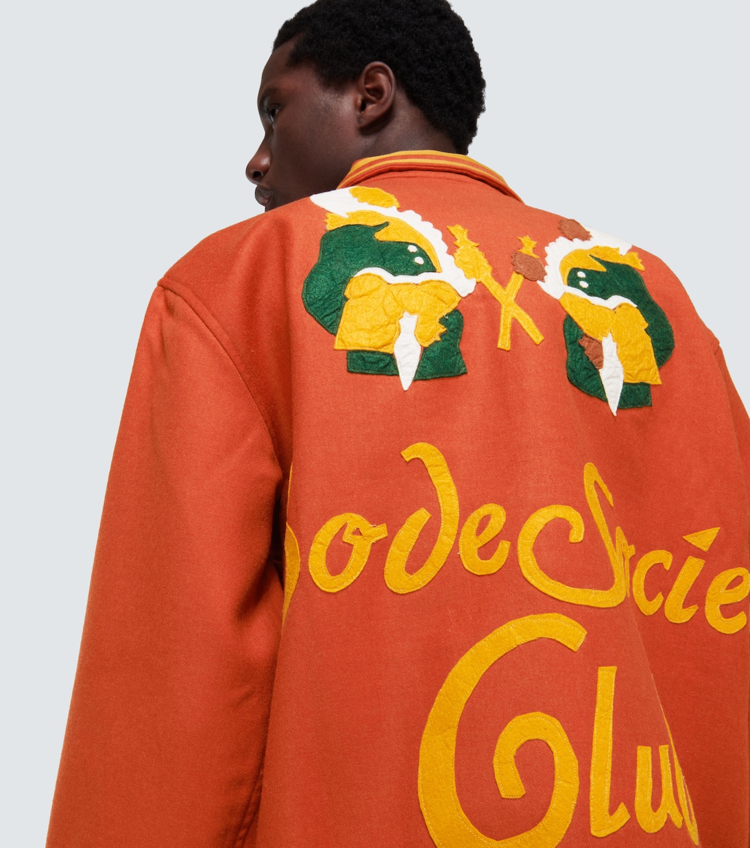 Society Club wool blouson jacket | Bode