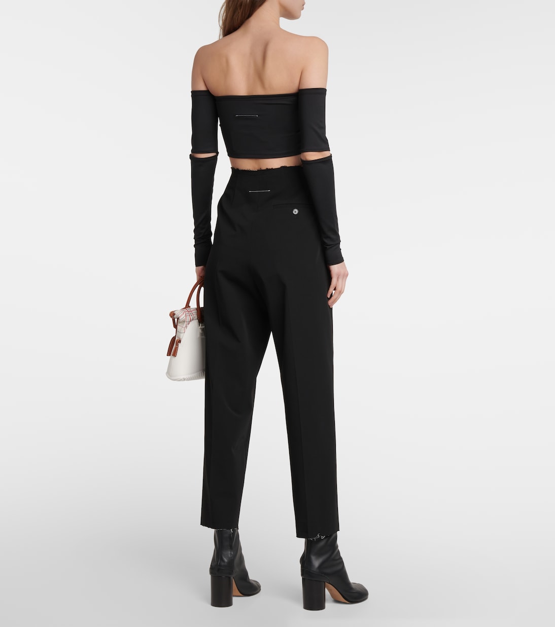 Cropped-Top aus Jersey | MM6 Maison Margiela