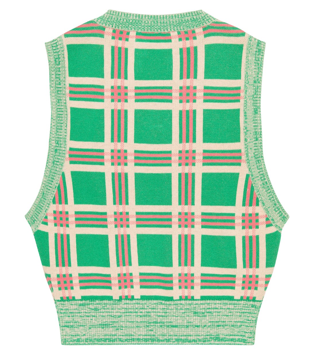 Pull sans manches en jacquard de coton | The Animals Observatory