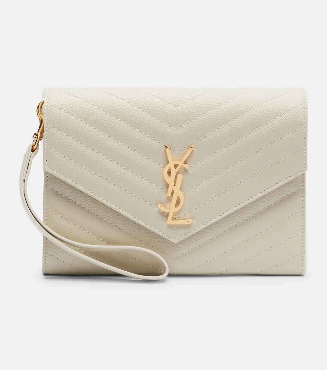 Cassandre Small matelassé leather clutch | Saint Laurent