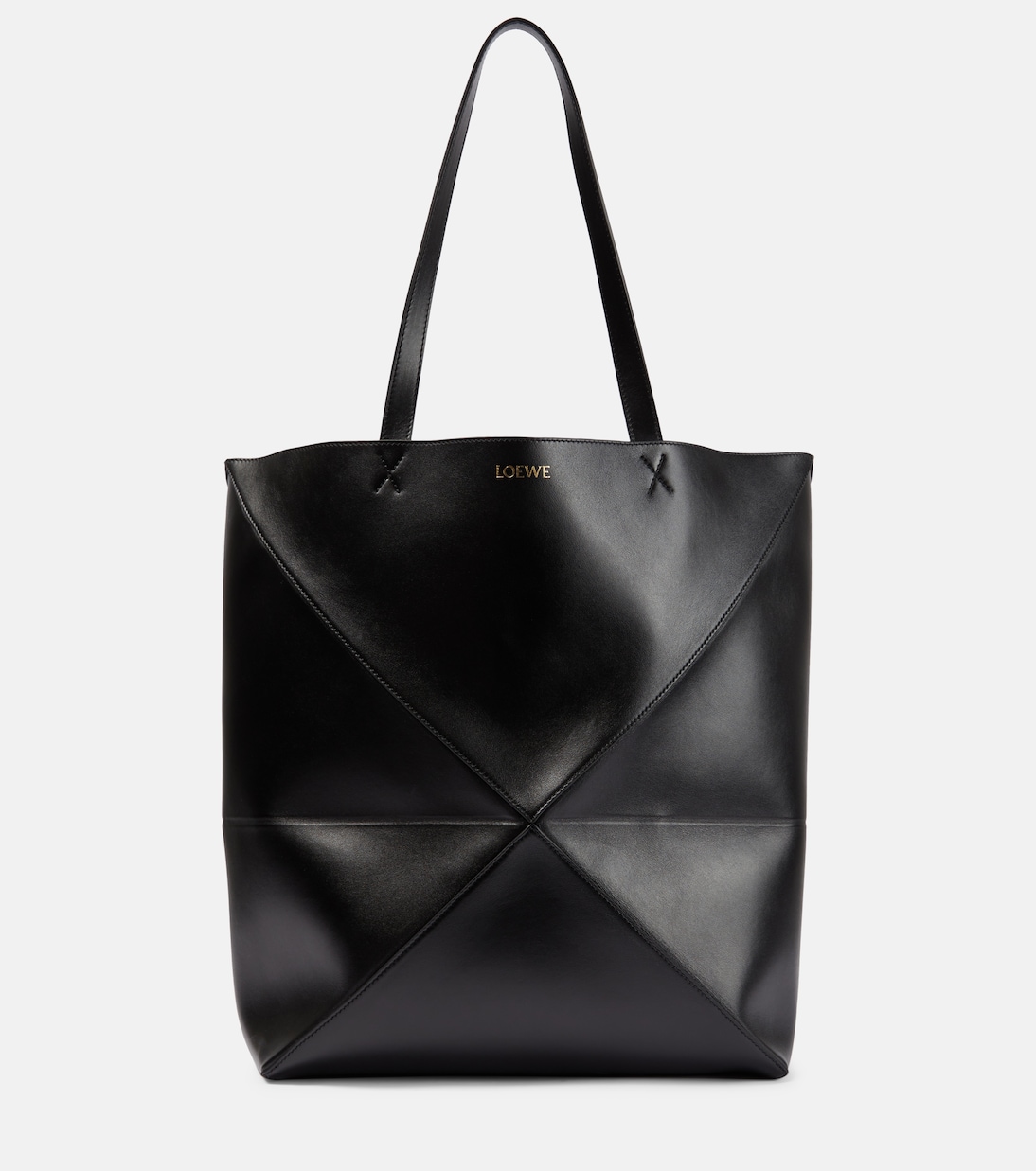 Tote Bag Puzzle Fold XL aus Leder | Loewe