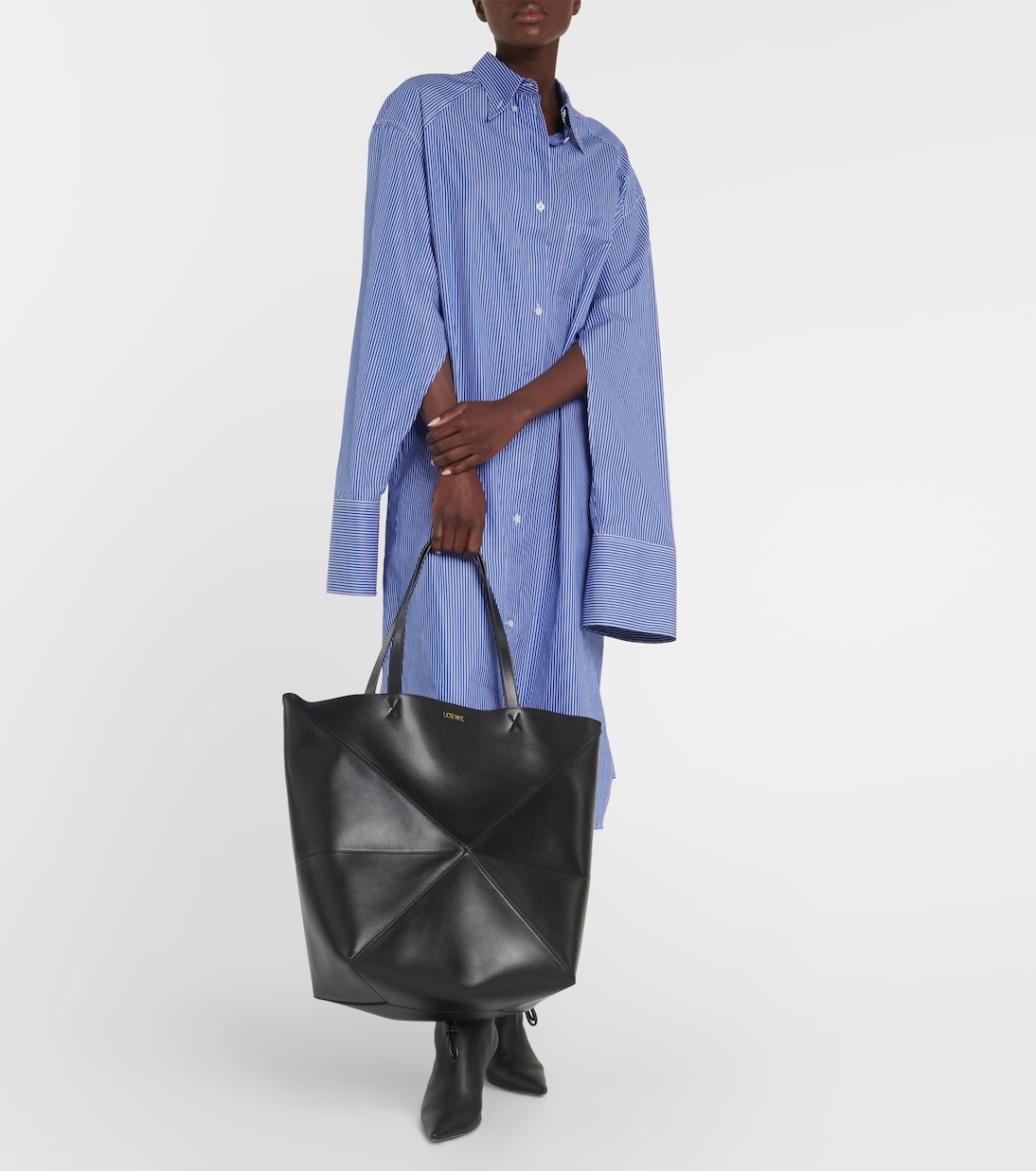 Tote Bag Puzzle Fold XL aus Leder | Loewe