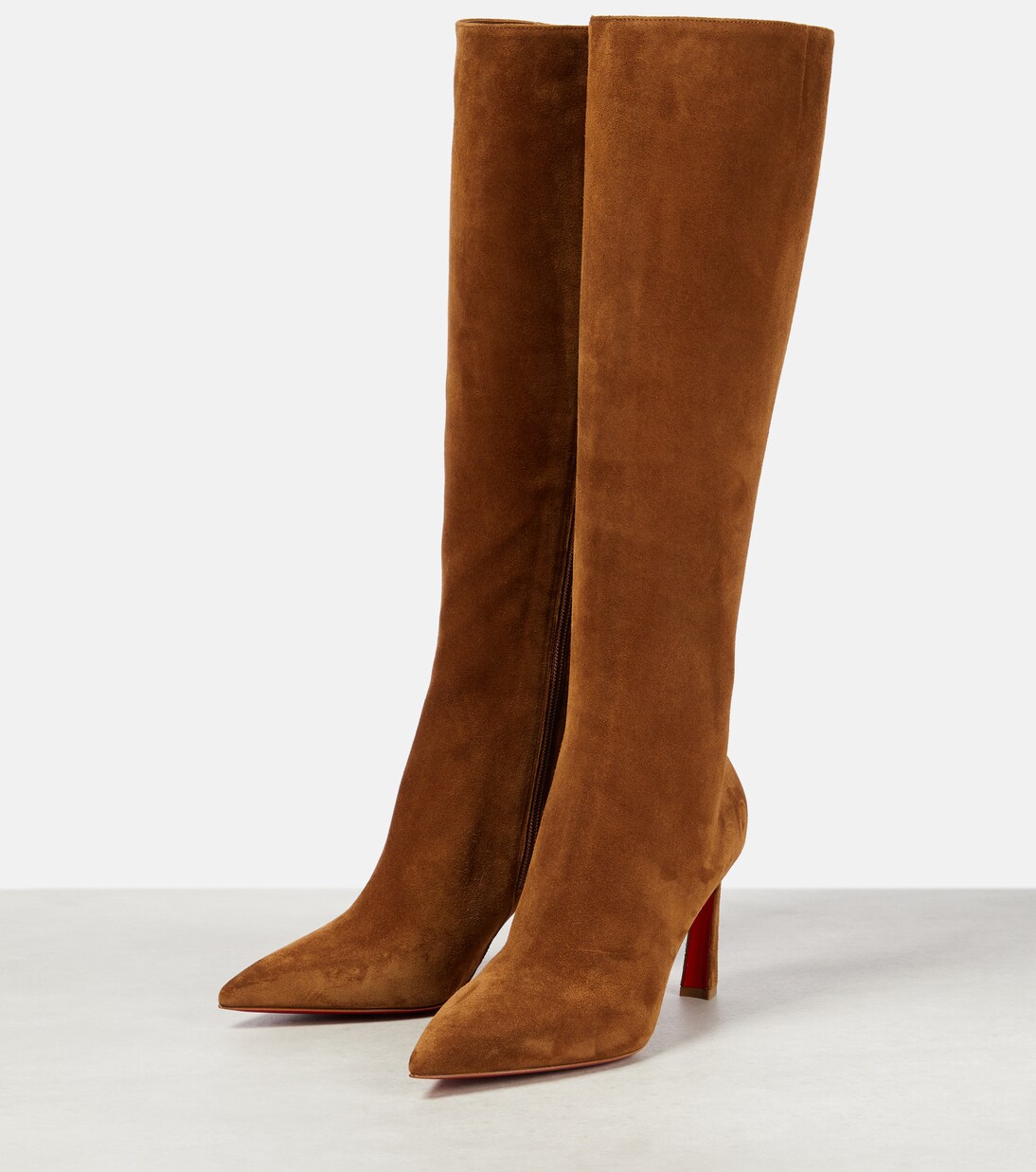 Condora Botta 85 suede knee-high boots | Christian Louboutin