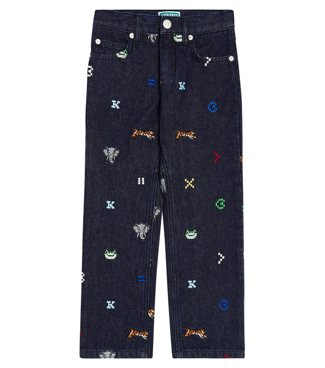 Embroidered jeans | Kenzo Kids