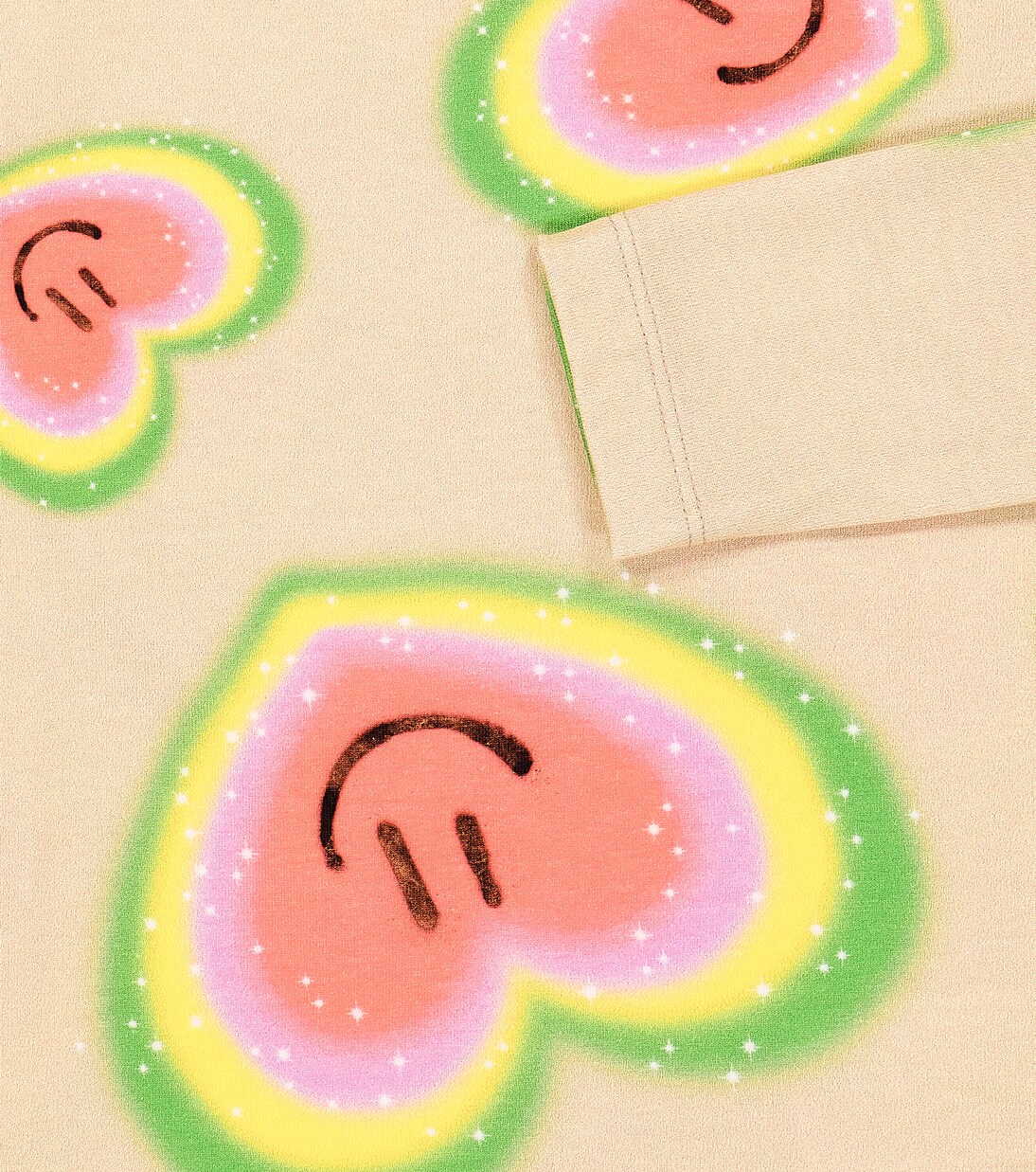 Rose heart-print cotton T-shirt | Molo