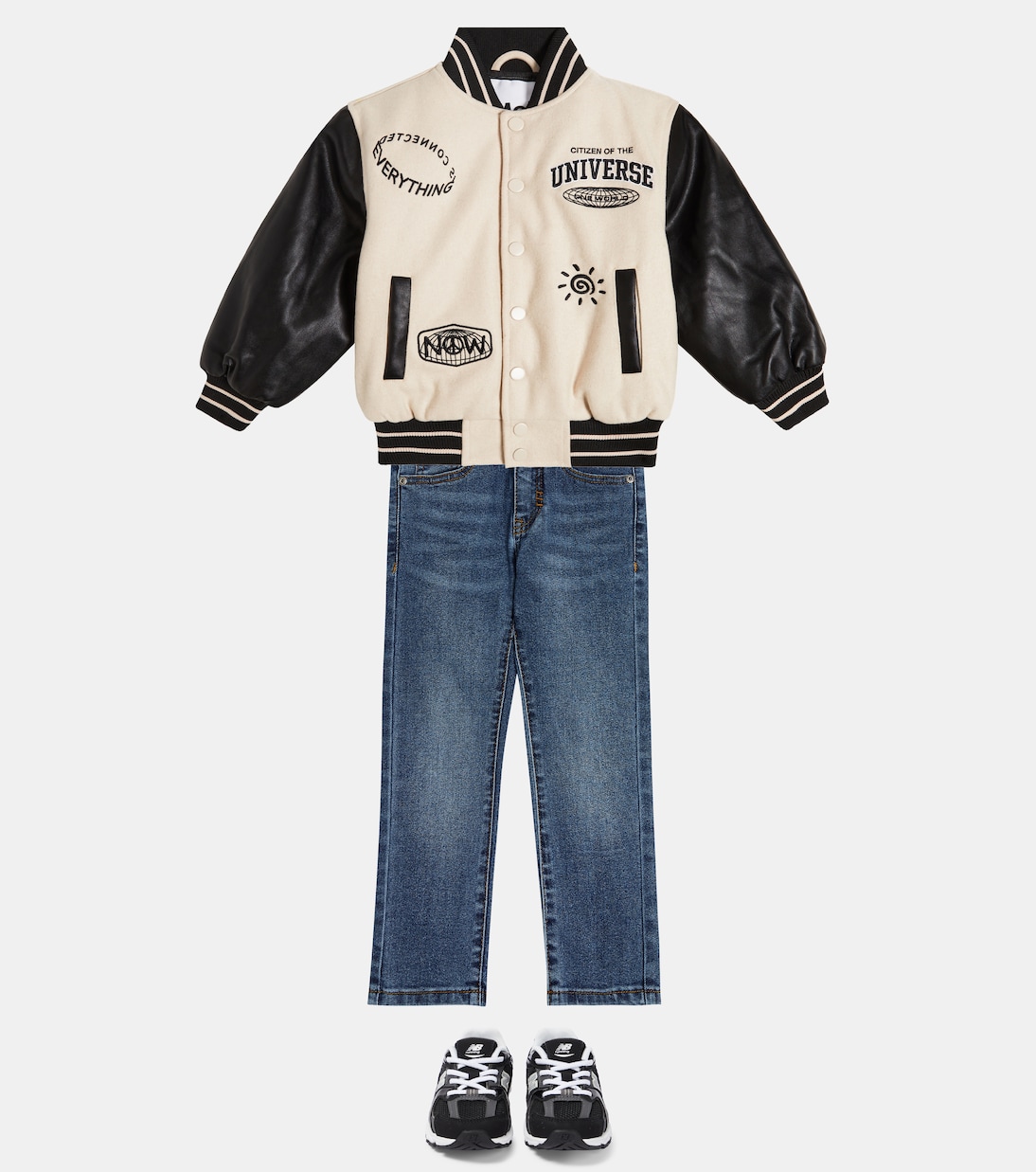 Hani wool-blend varsity jacket | Molo