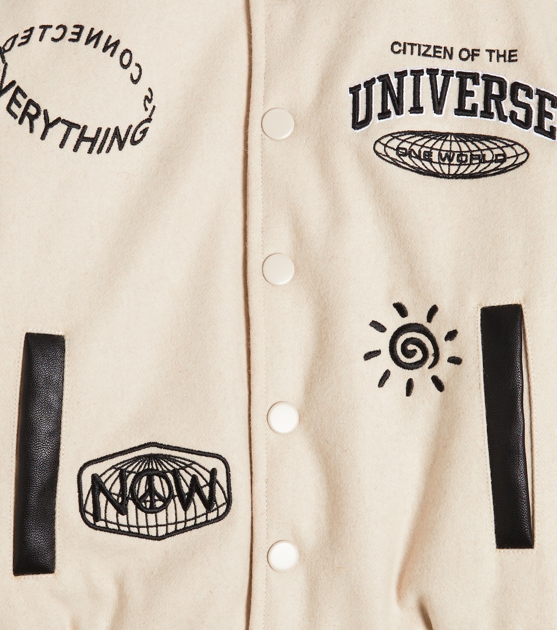 Hani wool-blend varsity jacket | Molo