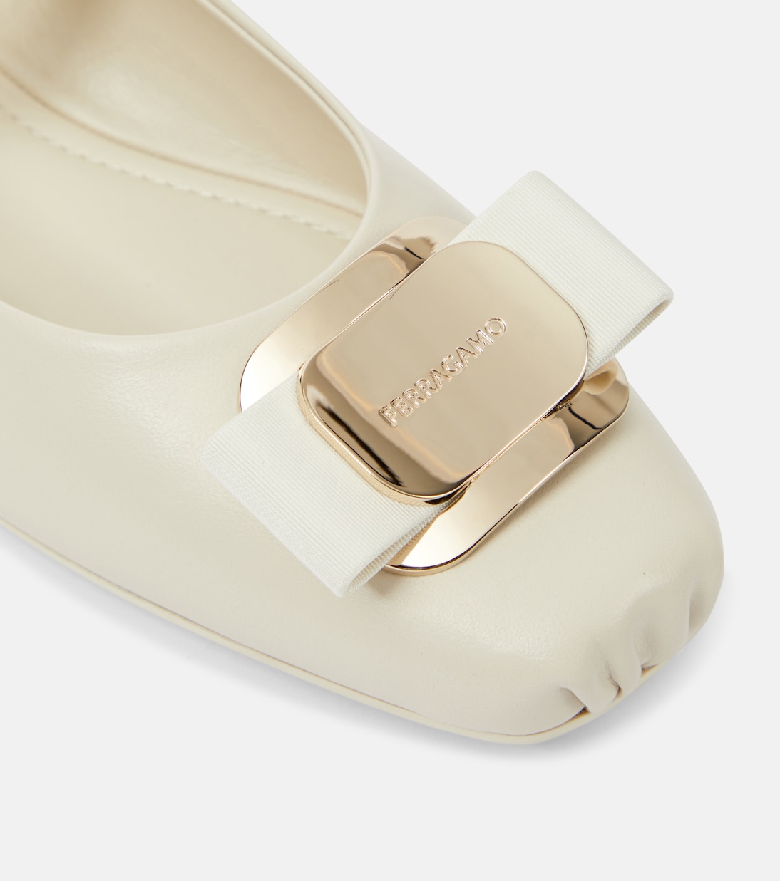Zina leather ballet flats | Ferragamo