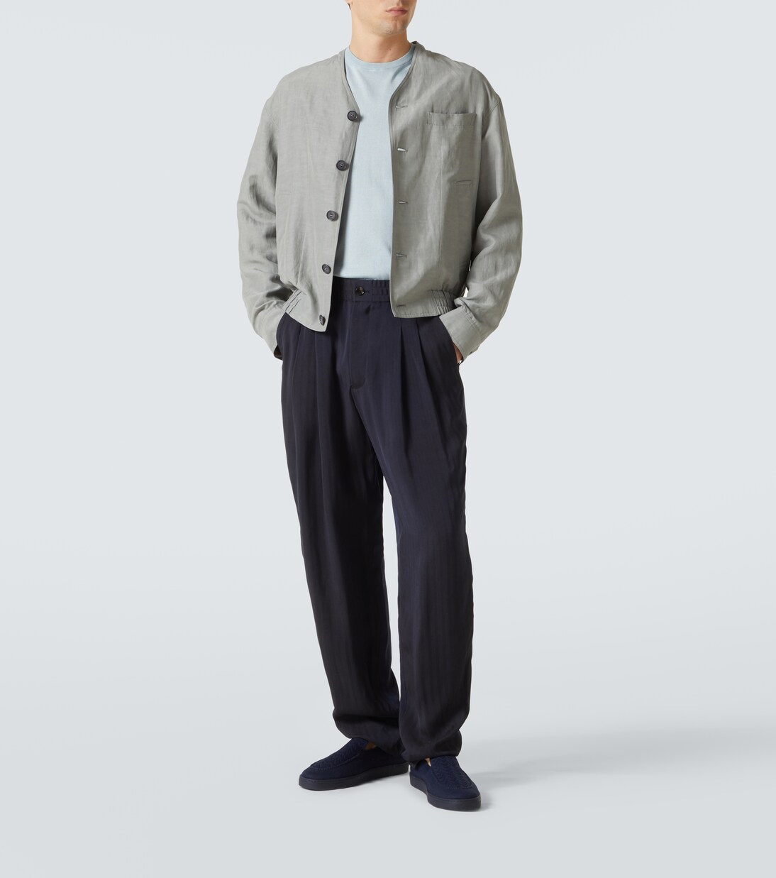 Slip-Ons aus Strick | Giorgio Armani