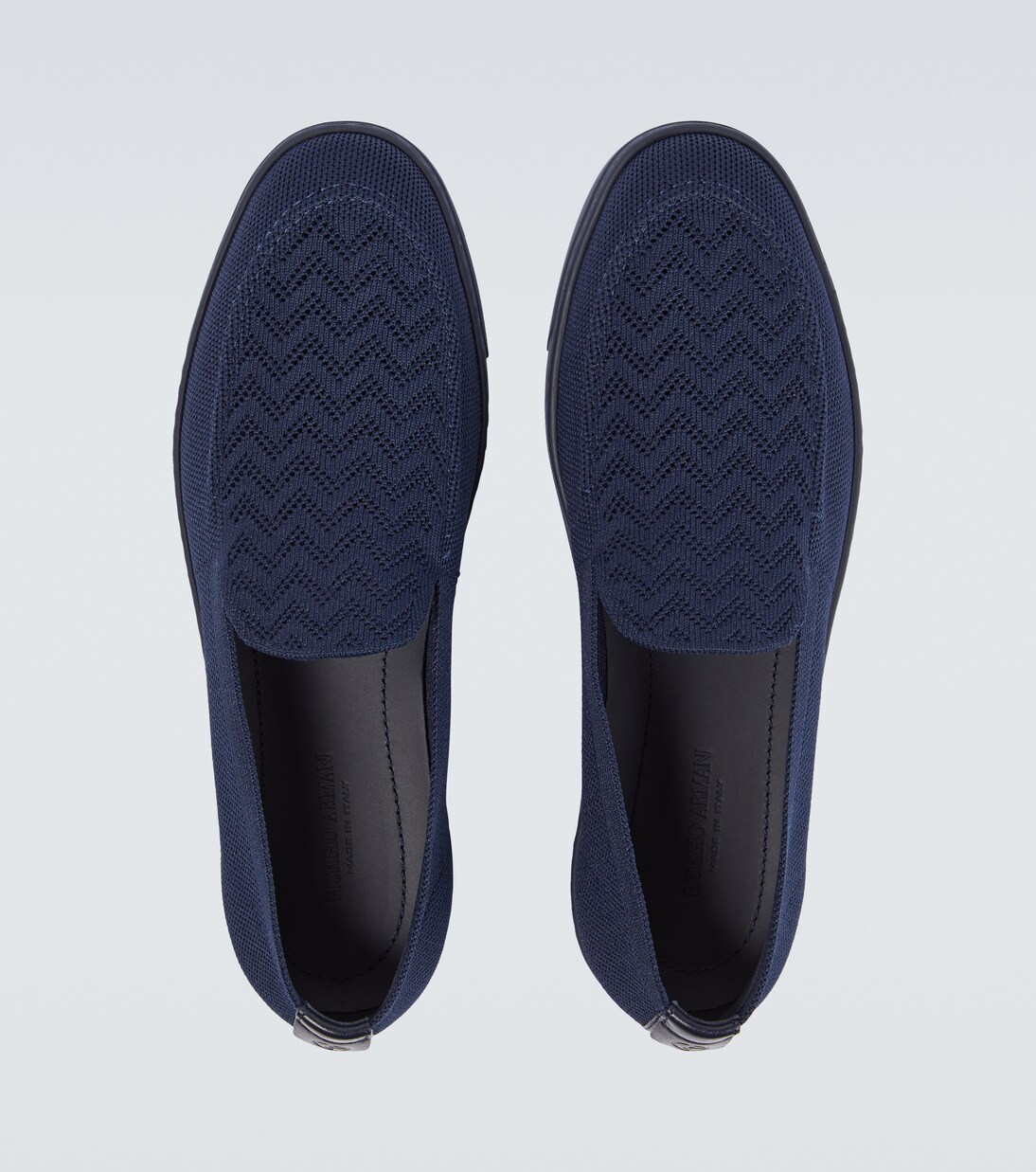 Slip-Ons aus Strick | Giorgio Armani