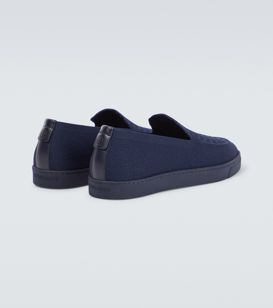Slip-Ons aus Strick | Giorgio Armani
