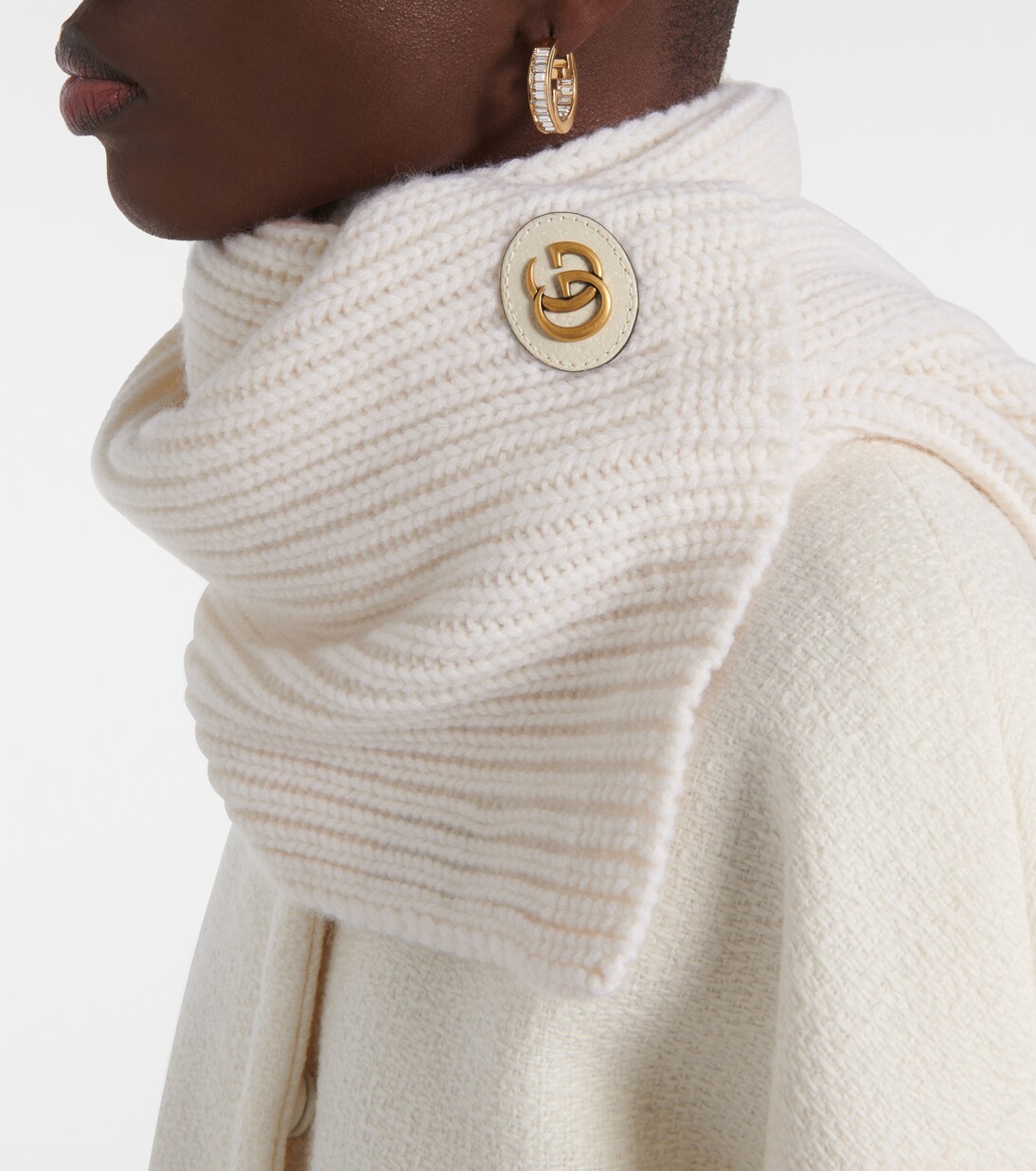 Wool and cashmere scarf | Gucci