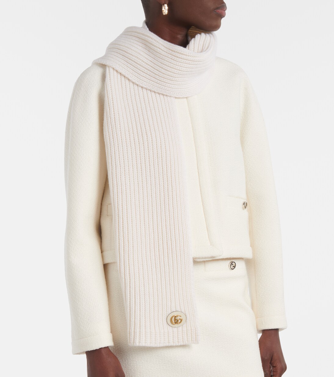 Wool and cashmere scarf | Gucci