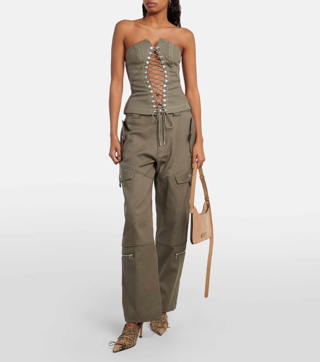 Mid-Rise-Cargohose aus Baumwoll-Twill | Dion Lee