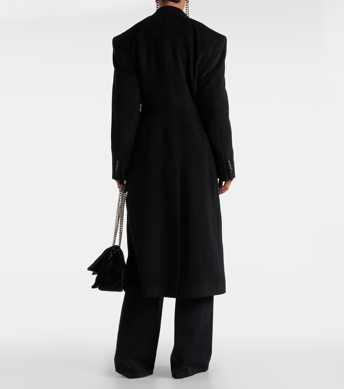 Mantel Cinched aus einem Kaschmirgemisch | Balenciaga