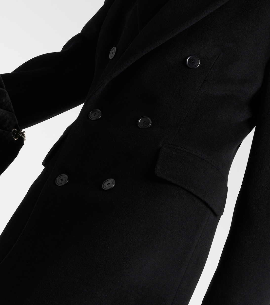 Mantel Cinched aus einem Kaschmirgemisch | Balenciaga