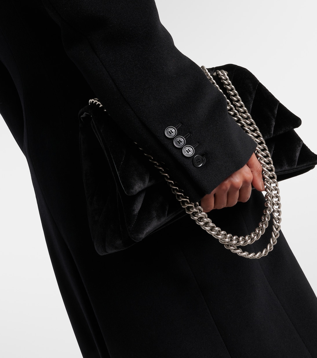 Mantel Cinched aus einem Kaschmirgemisch | Balenciaga