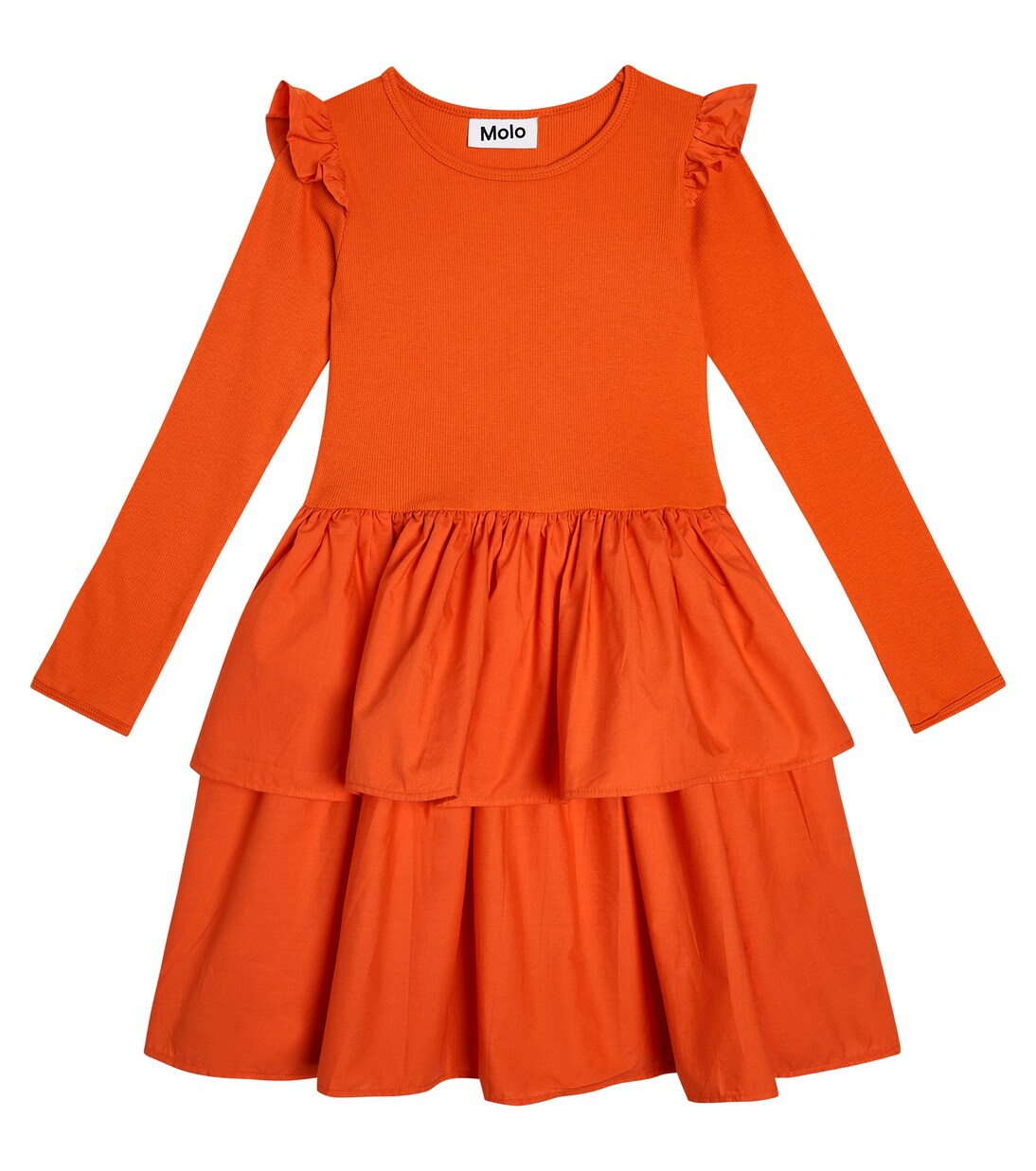 Cathi tiered cotton-blend dress | Molo