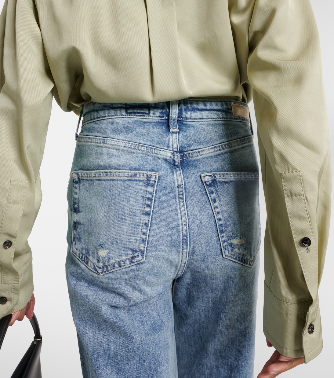 New Alexxis high-rise wide-leg jeans | AG Jeans