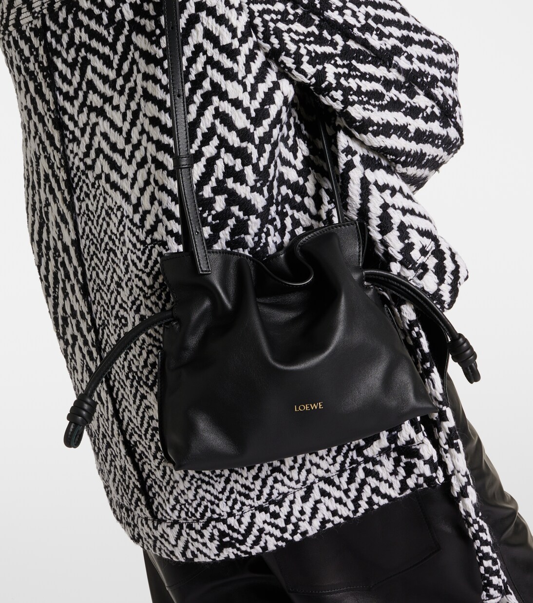 Clutch Flamenco Mini aus Leder | Loewe