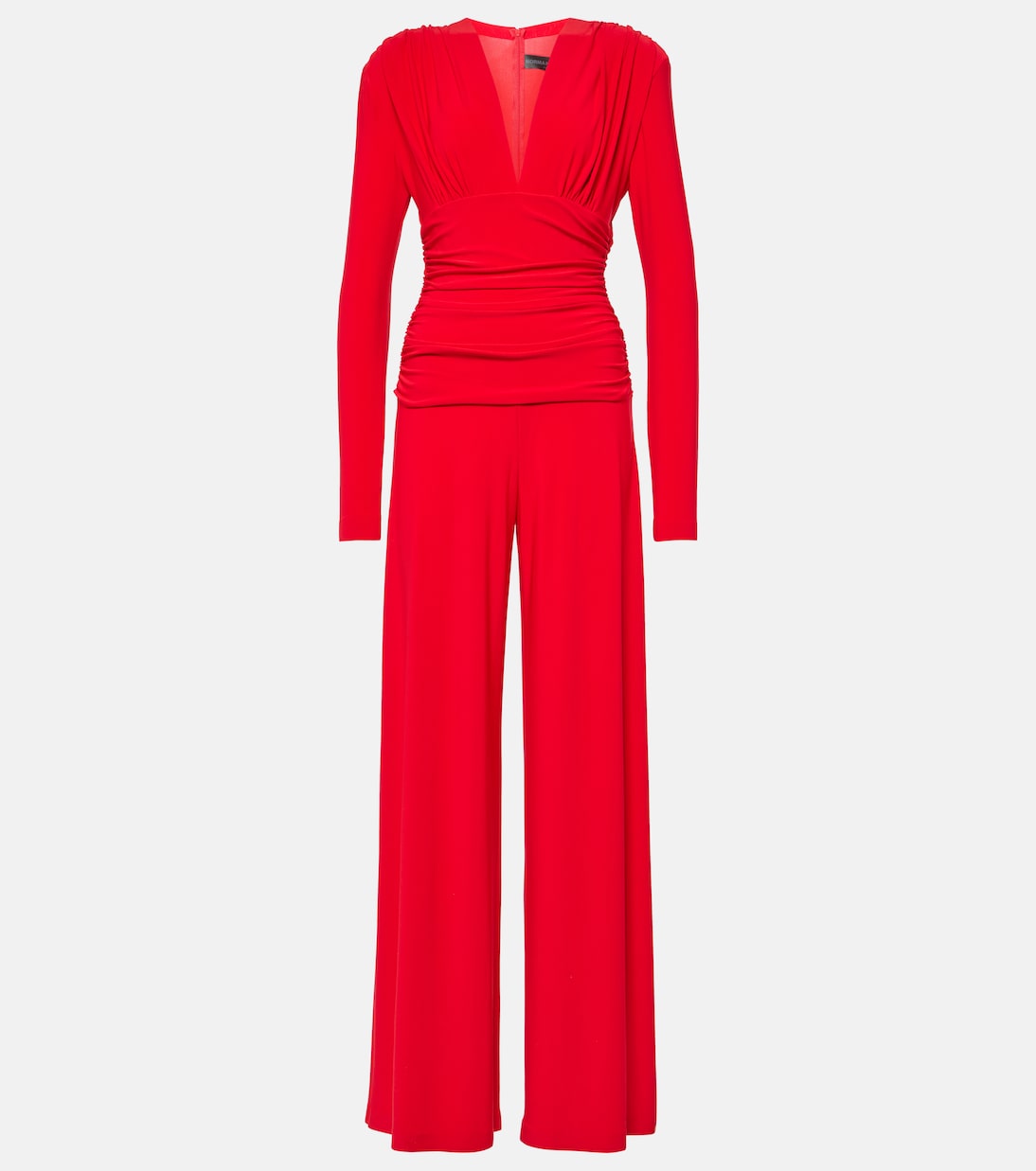 Draped wide-leg jumpsuit | Norma Kamali