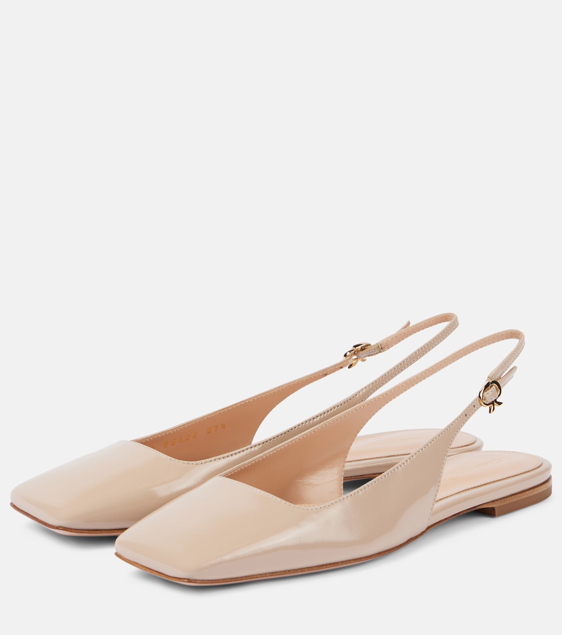 Bailarinas destalonadas de charol | Gianvito Rossi