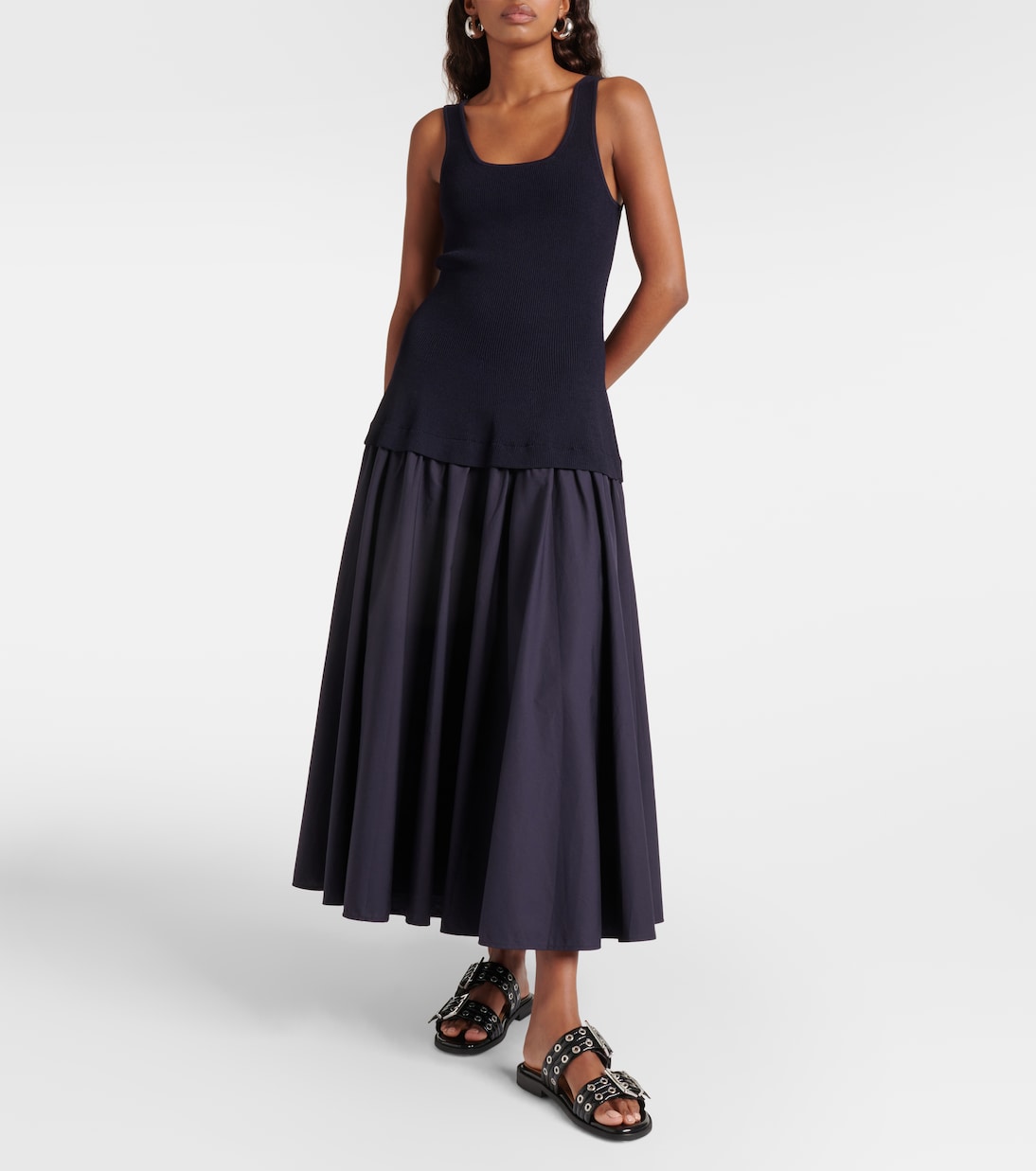 Verzierte Sandalen aus Lackleder | Ganni