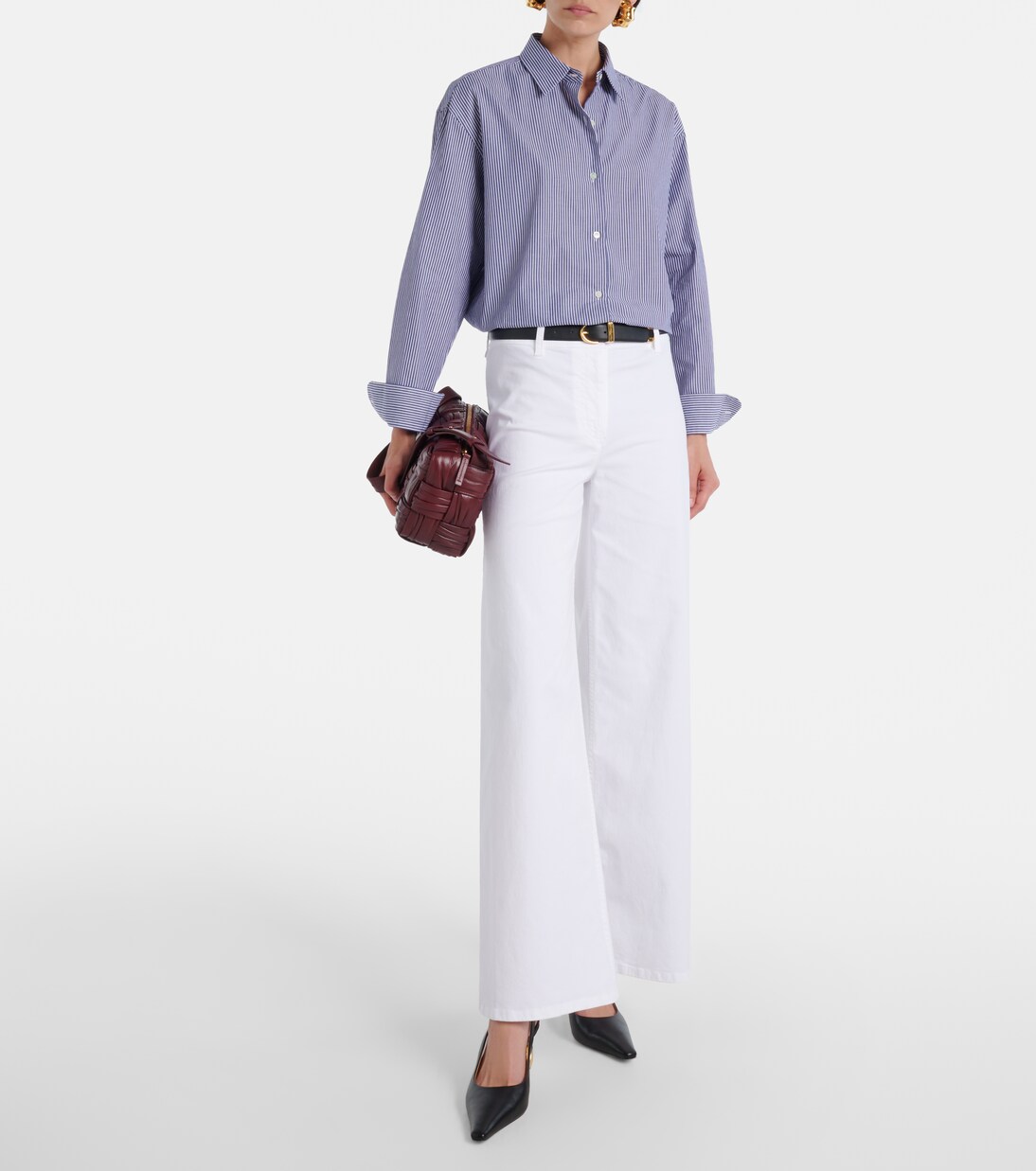 Pantalon ample Megan en coton | Nili Lotan