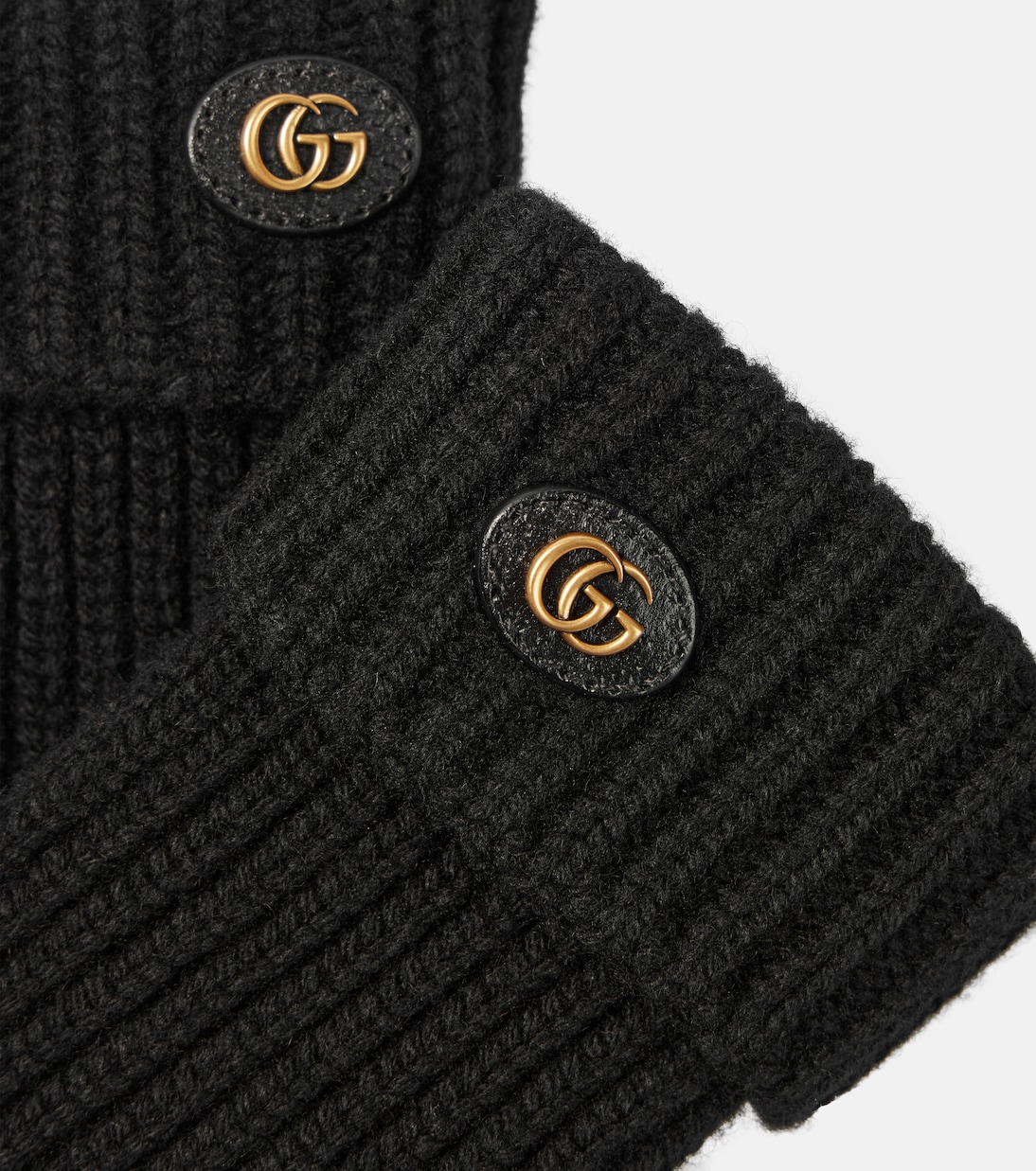 Double G wool and cashmere gloves | Gucci