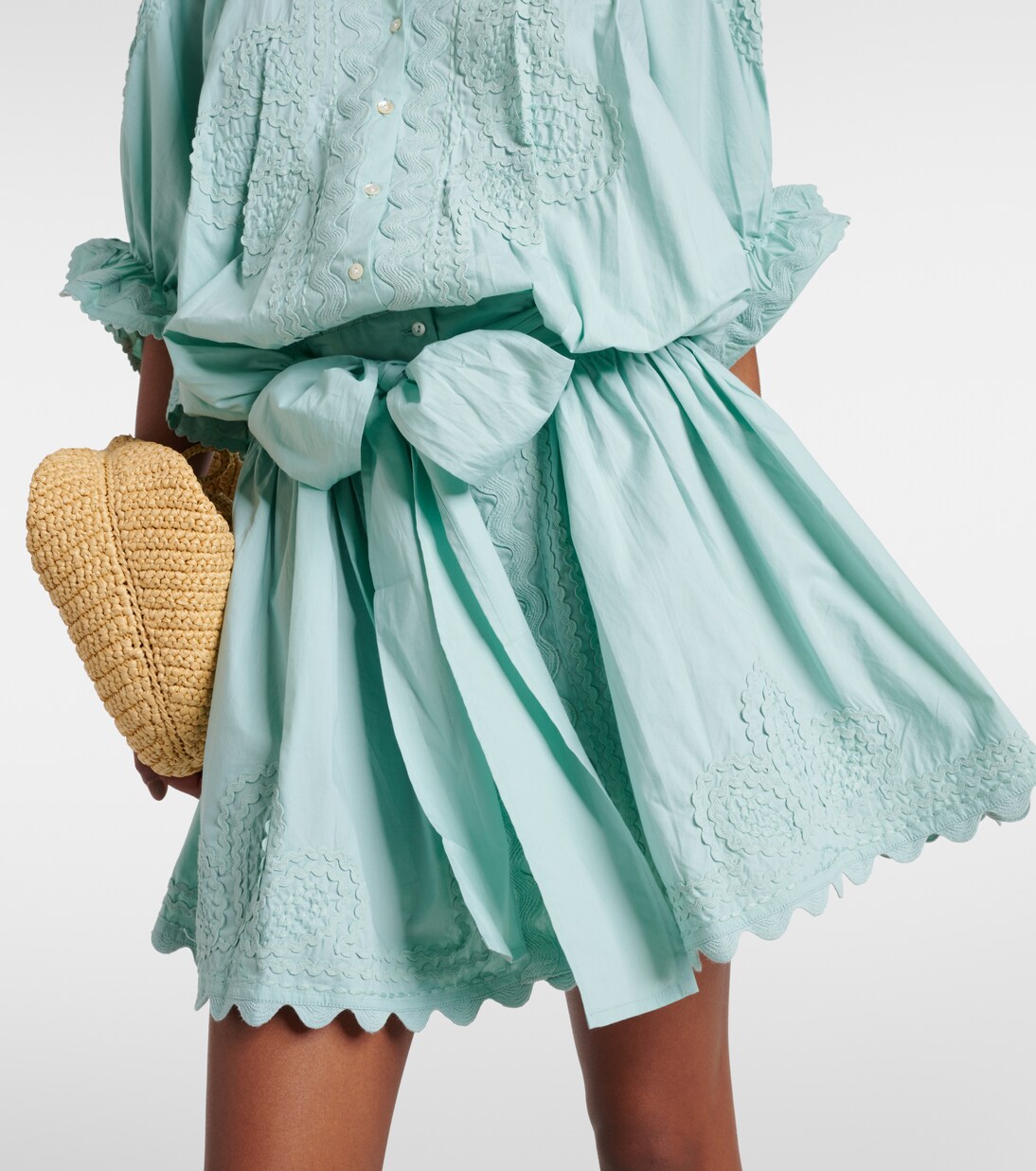 Robe brodée en coton | Juliet Dunn