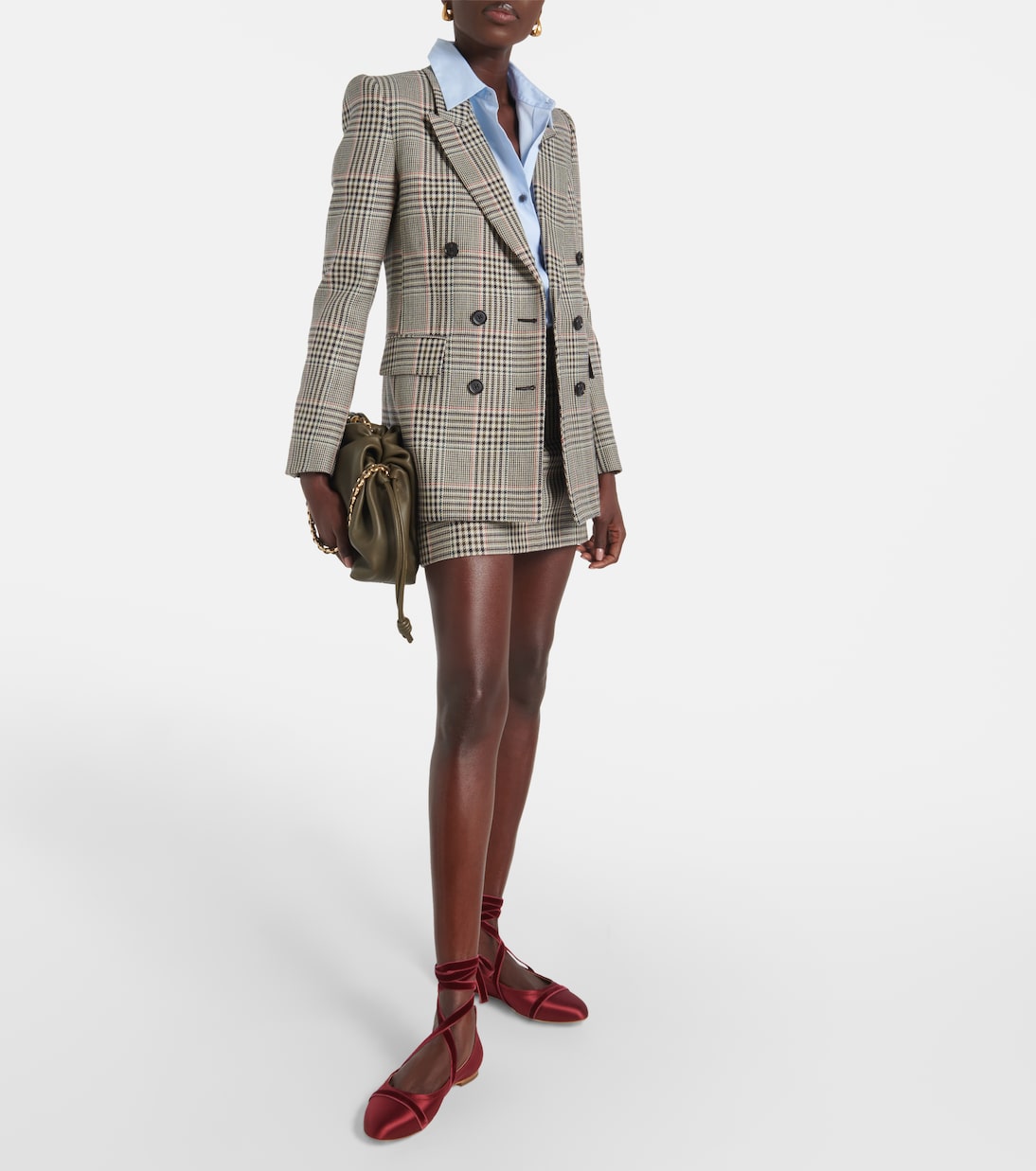 Spencer satin ballet flats | Malone Souliers