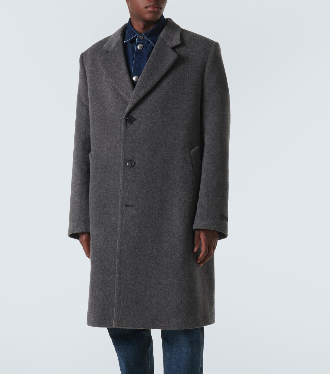 Virgin wool overcoat | Prada