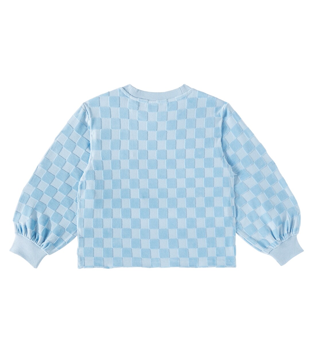 Checked cotton-blend fleece sweatshirt | Scotch & Soda Kids