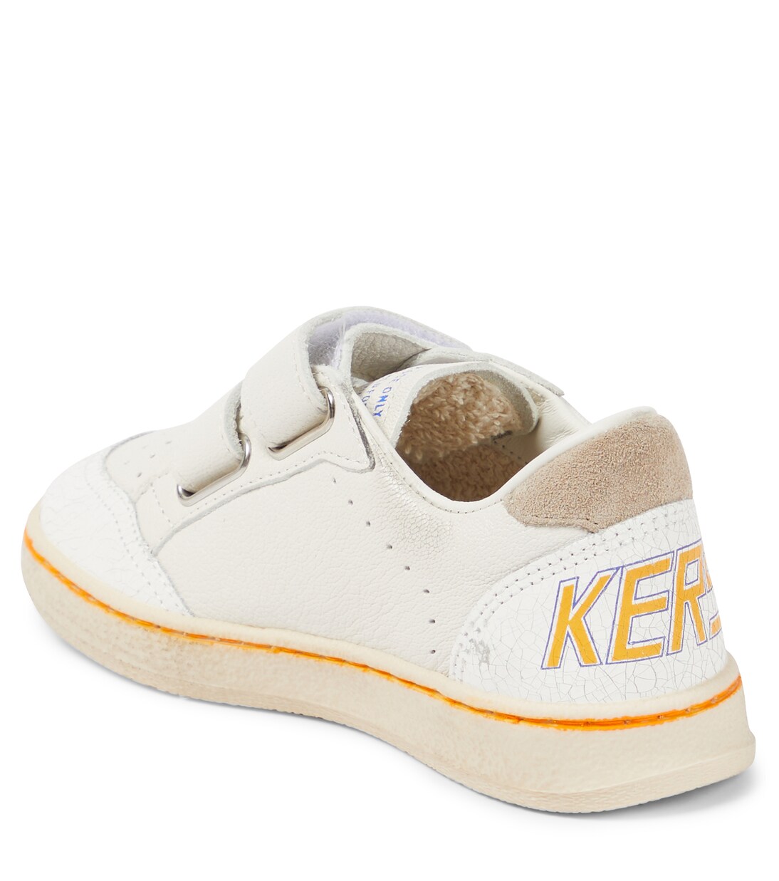 Ball Star glitter leather sneakers | Golden Goose Kids