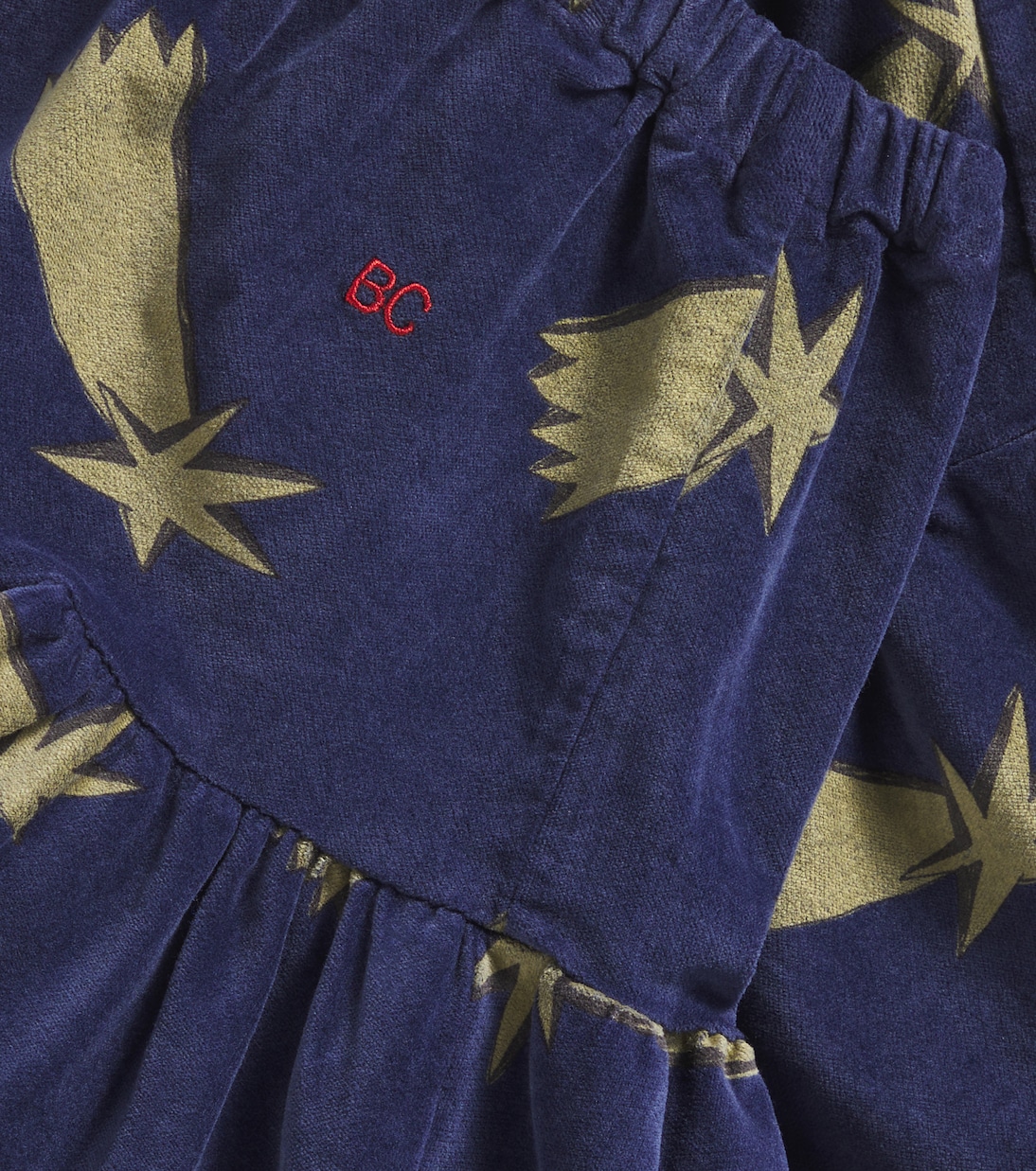 Falda Shooting Stars de terciopelo de algodón | Bobo Choses