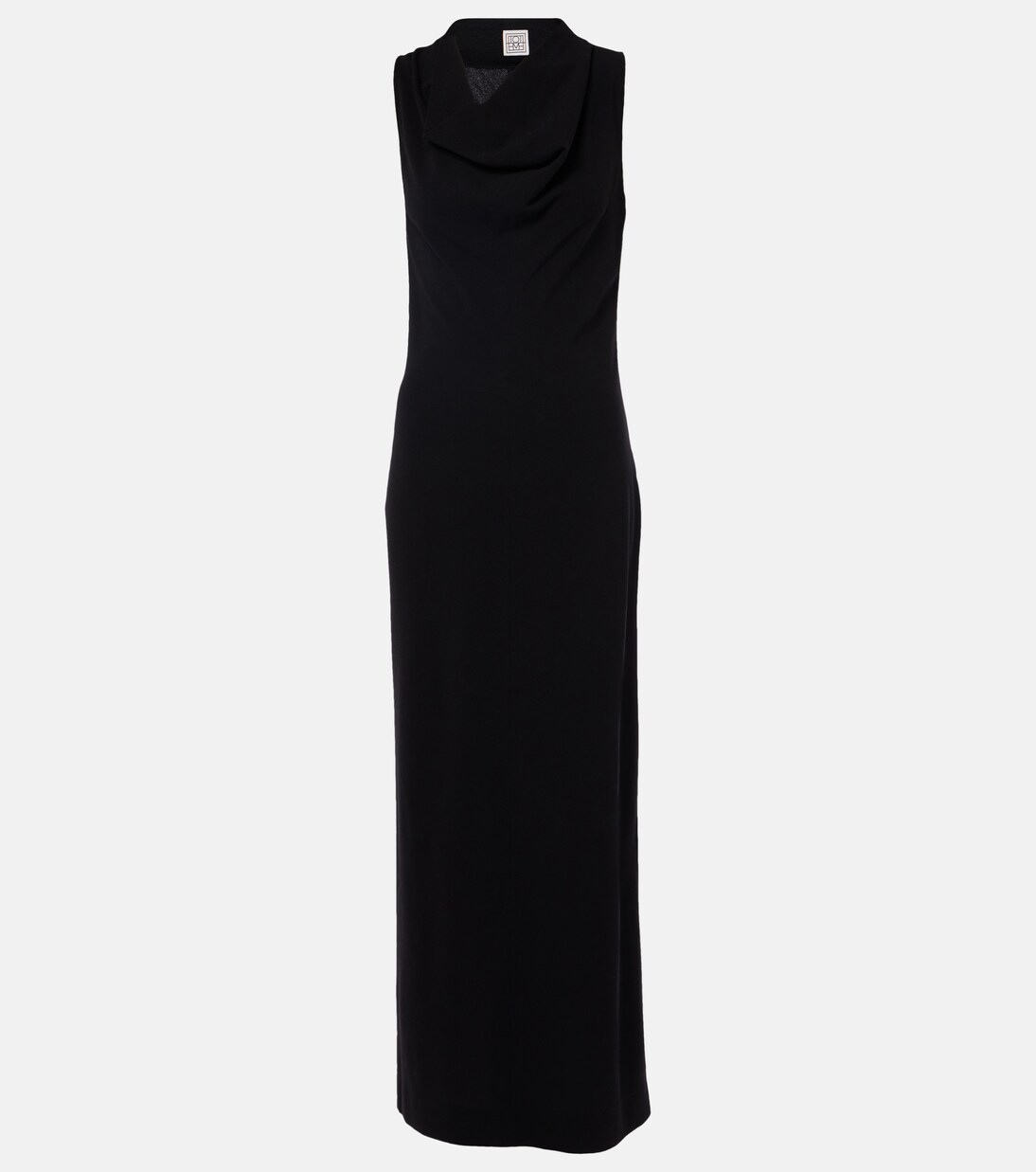 Draped wool-blend maxi dress | Toteme