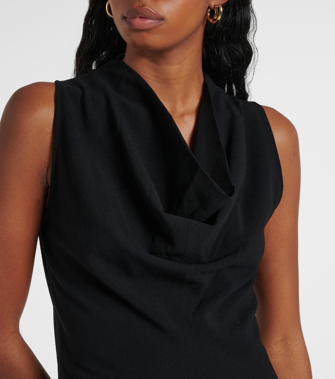 Draped wool-blend maxi dress | Toteme