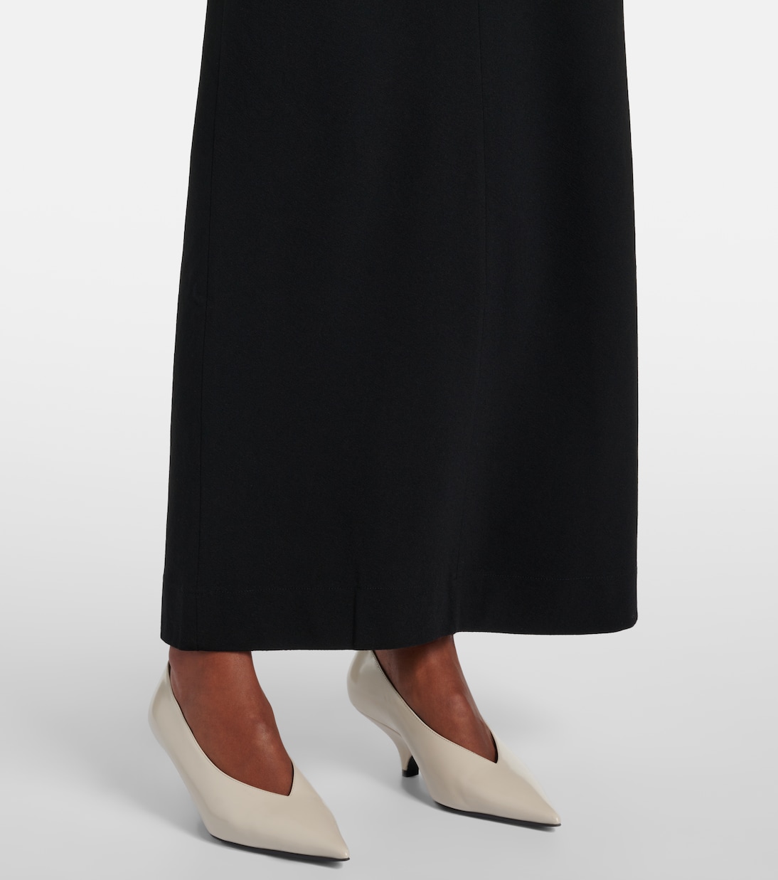 Draped wool-blend maxi dress | Toteme