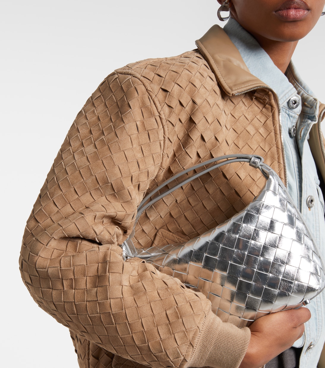 Sac Wallace en cuir intrecciato | Bottega Veneta