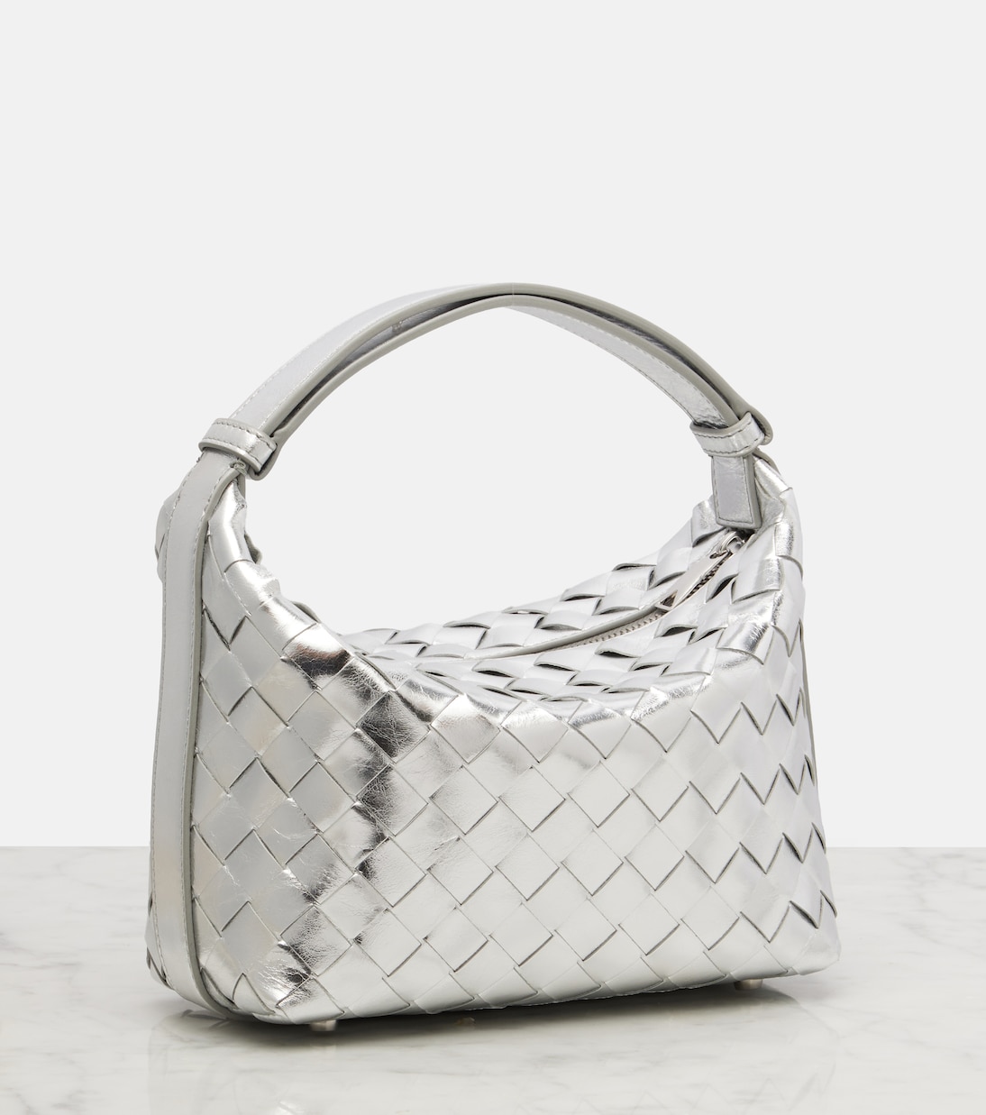 Sac Wallace en cuir intrecciato | Bottega Veneta