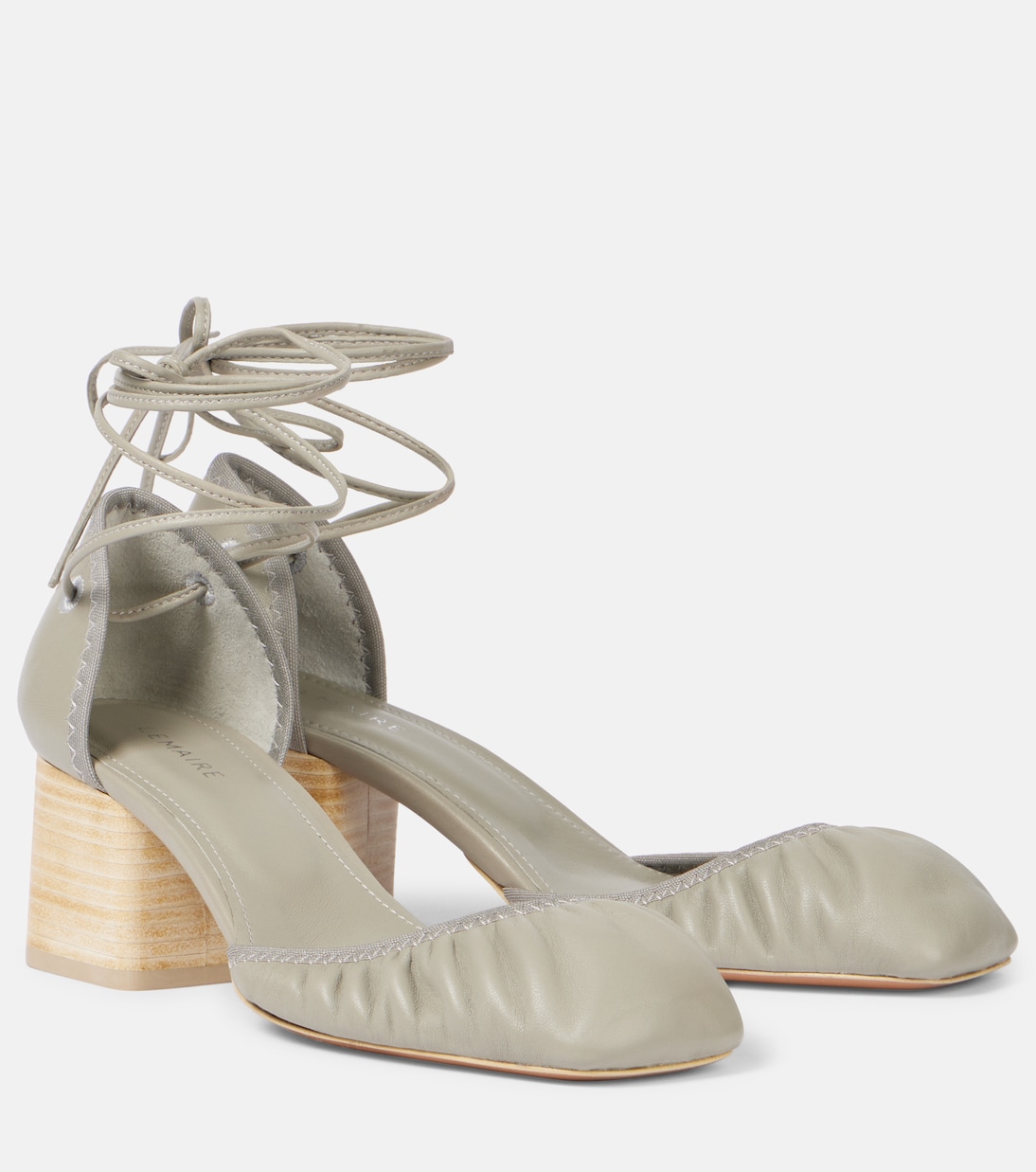 Escarpins Micro Ballerina 55 en cuir | Lemaire