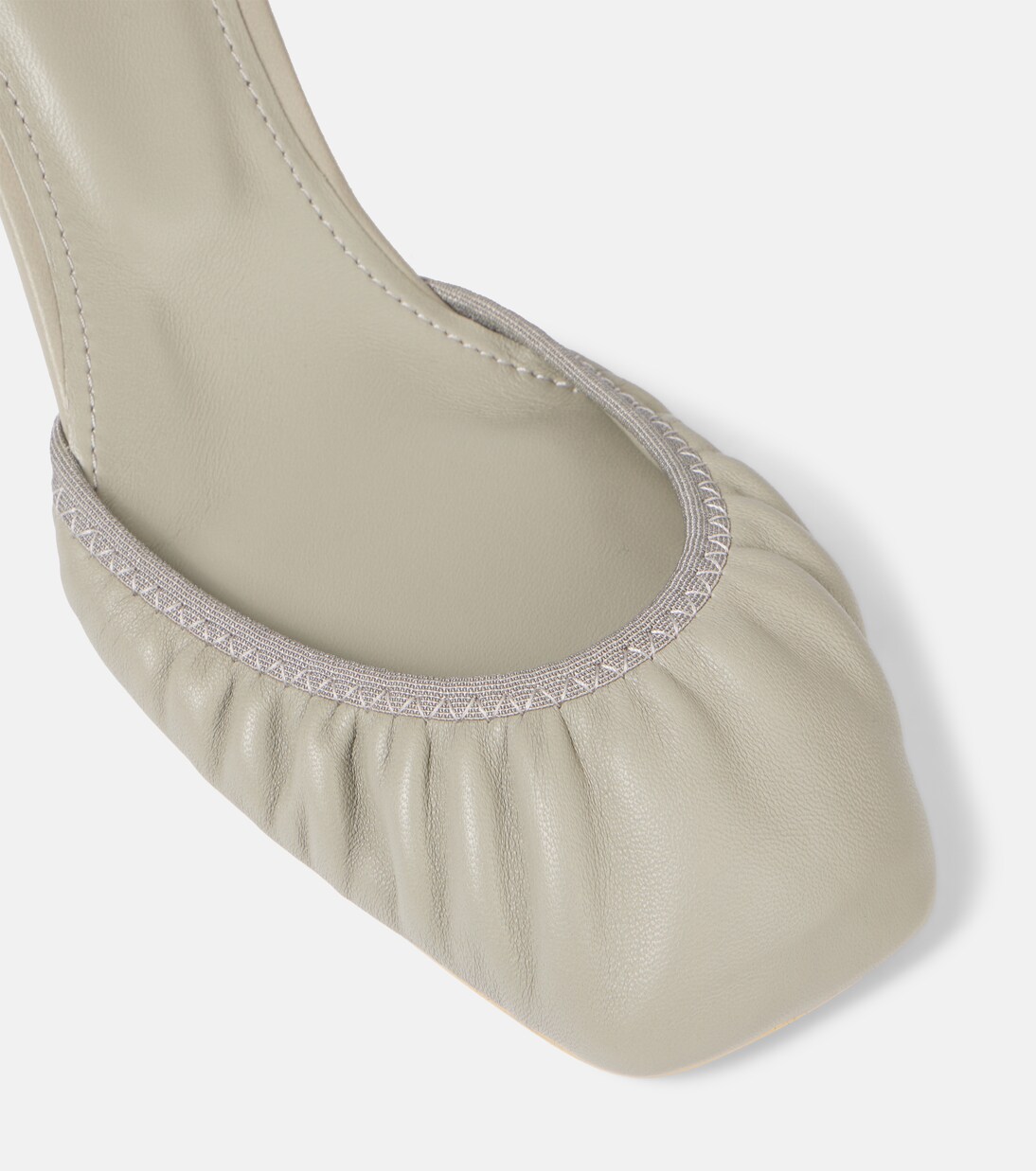 Escarpins Micro Ballerina 55 en cuir | Lemaire