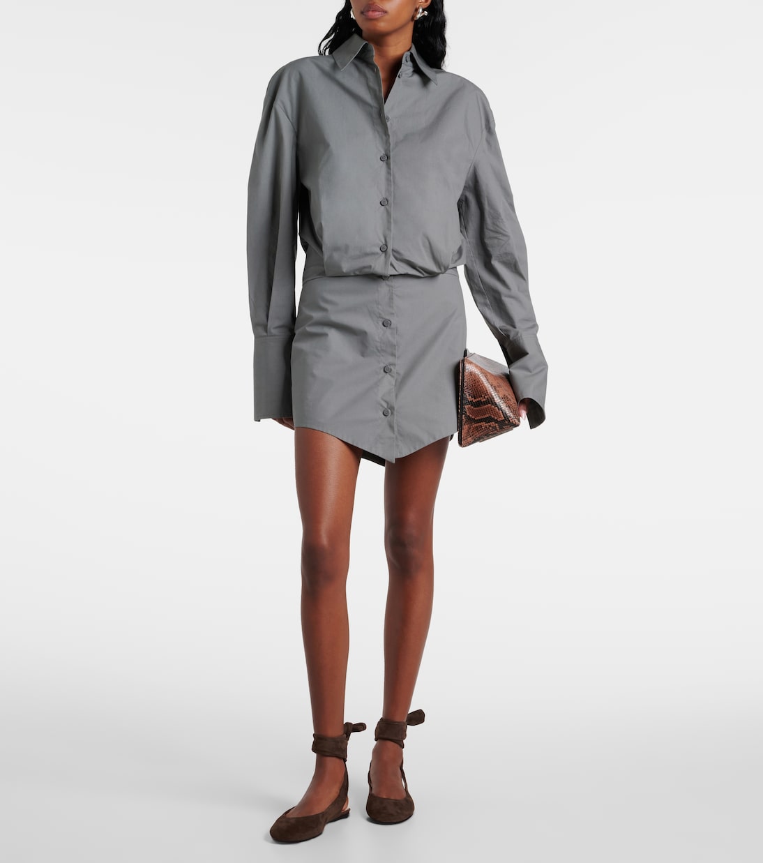 Cloe suede slingback flats | The Attico