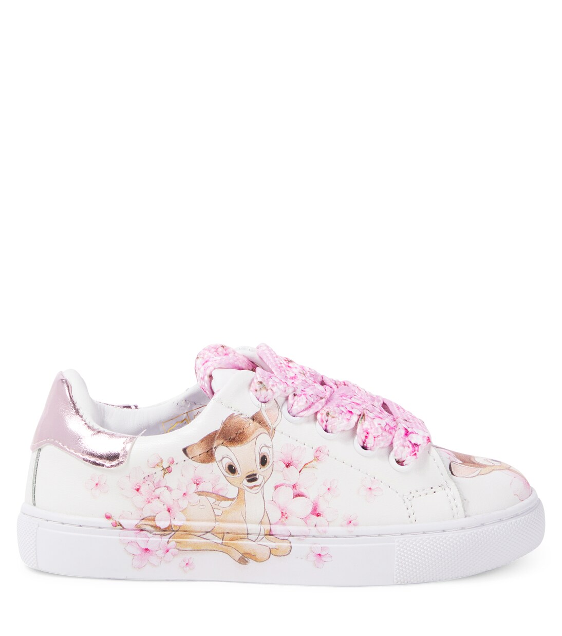 x Disney® Bambi leather sneakers | Monnalisa